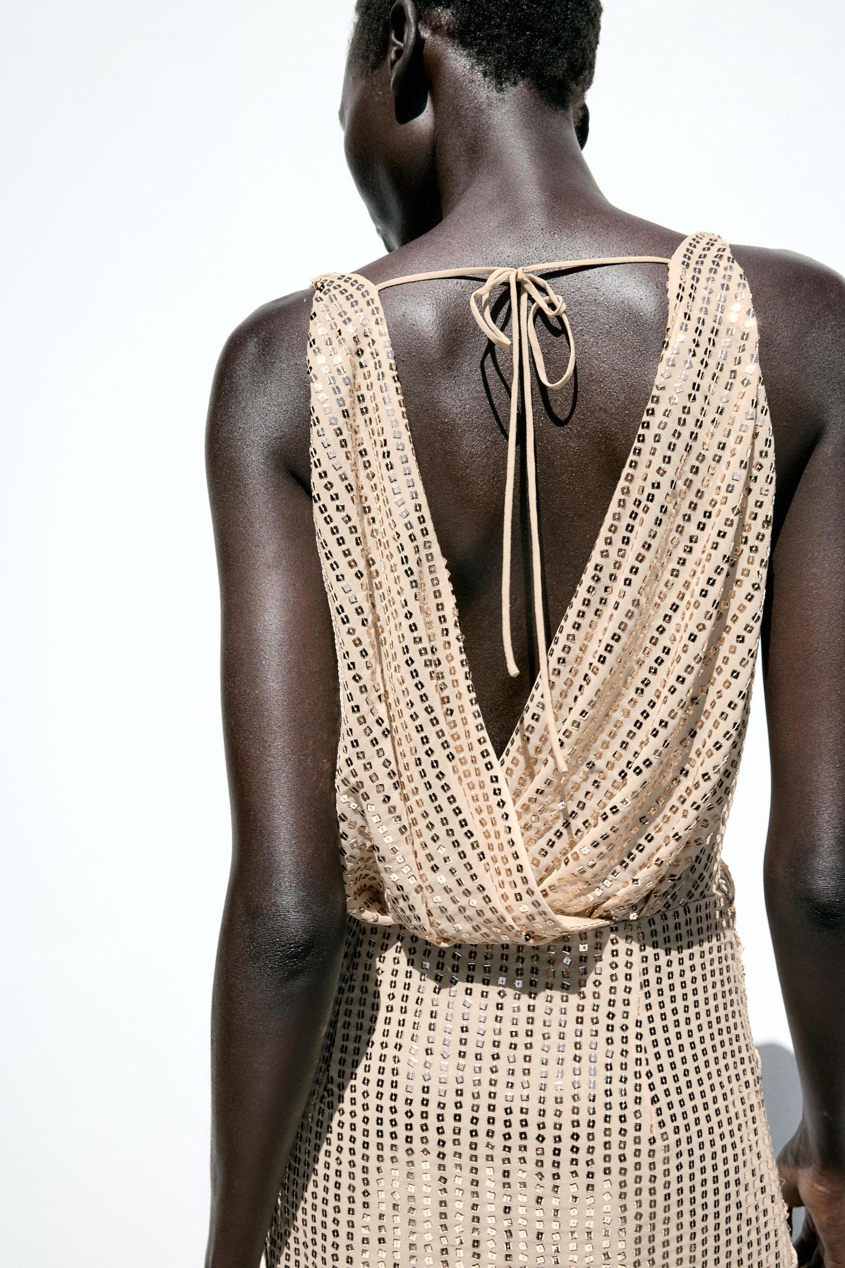 SEQUIN MIDI DRESS Product Image