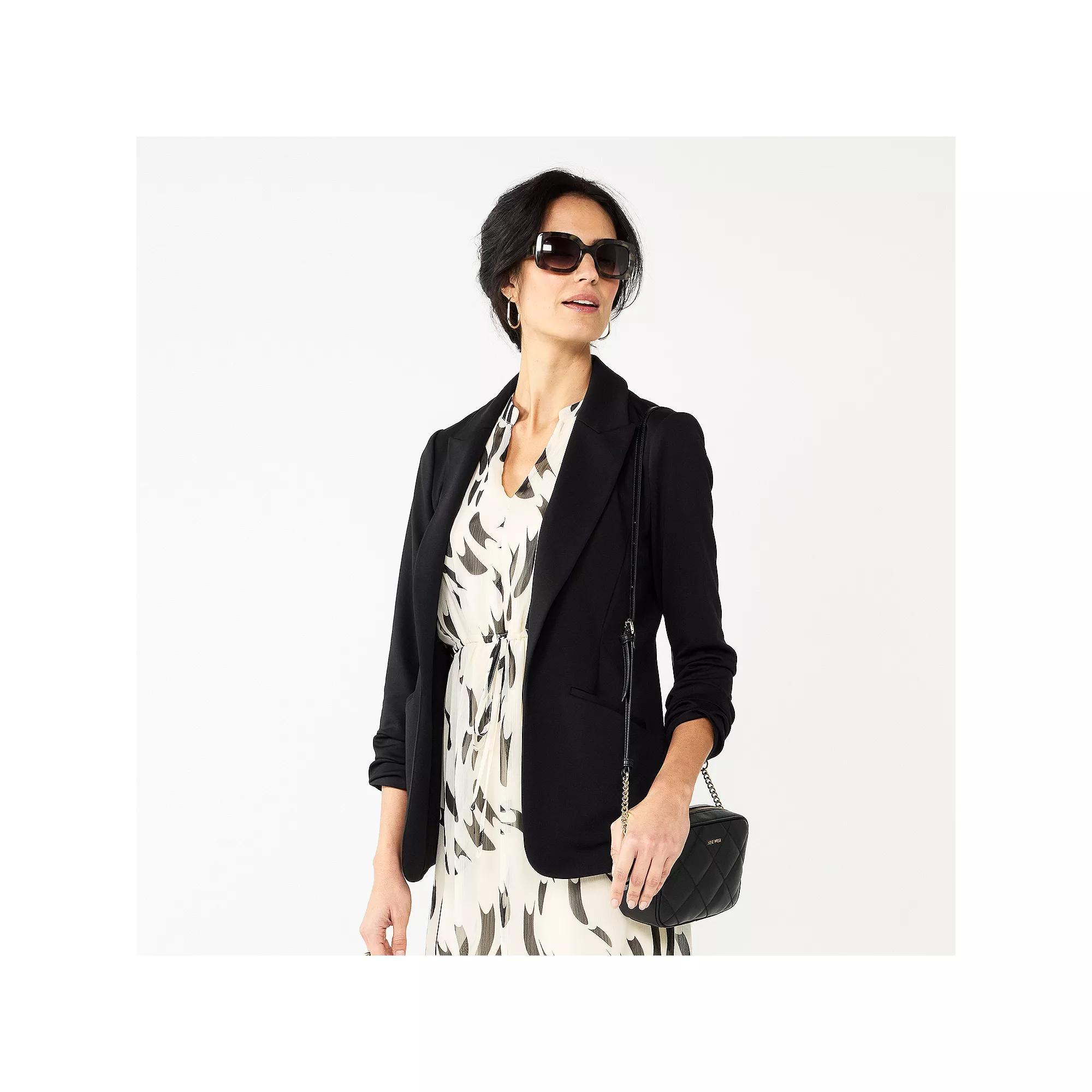 Petite Nine West Closureless Blazer, Women's,  Product Image