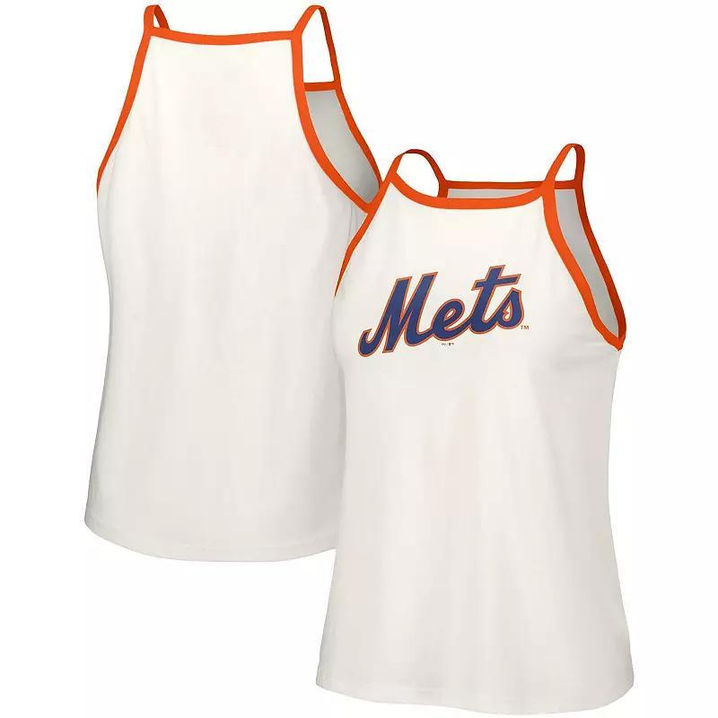 Womens Lusso Style New York Mets Nadine Halter Tank Top Product Image