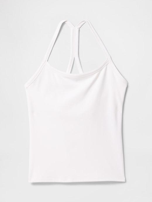 GapFit Lightweight Brushed Jersey Racerback Tank Top Product Image