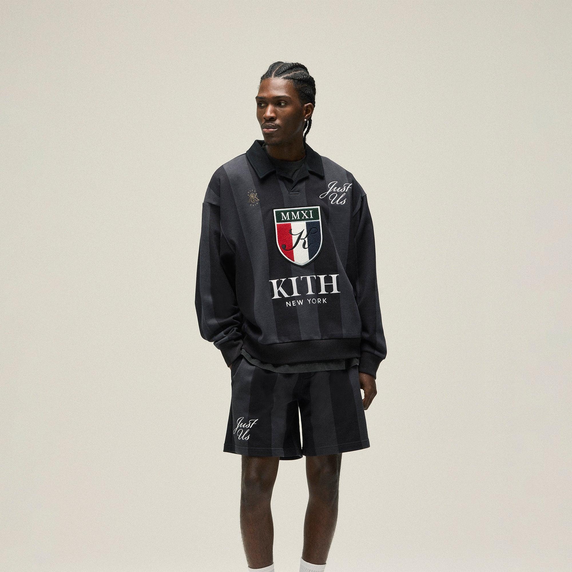 Kith Nelson Collared Pullover - Nightfall Male Product Image