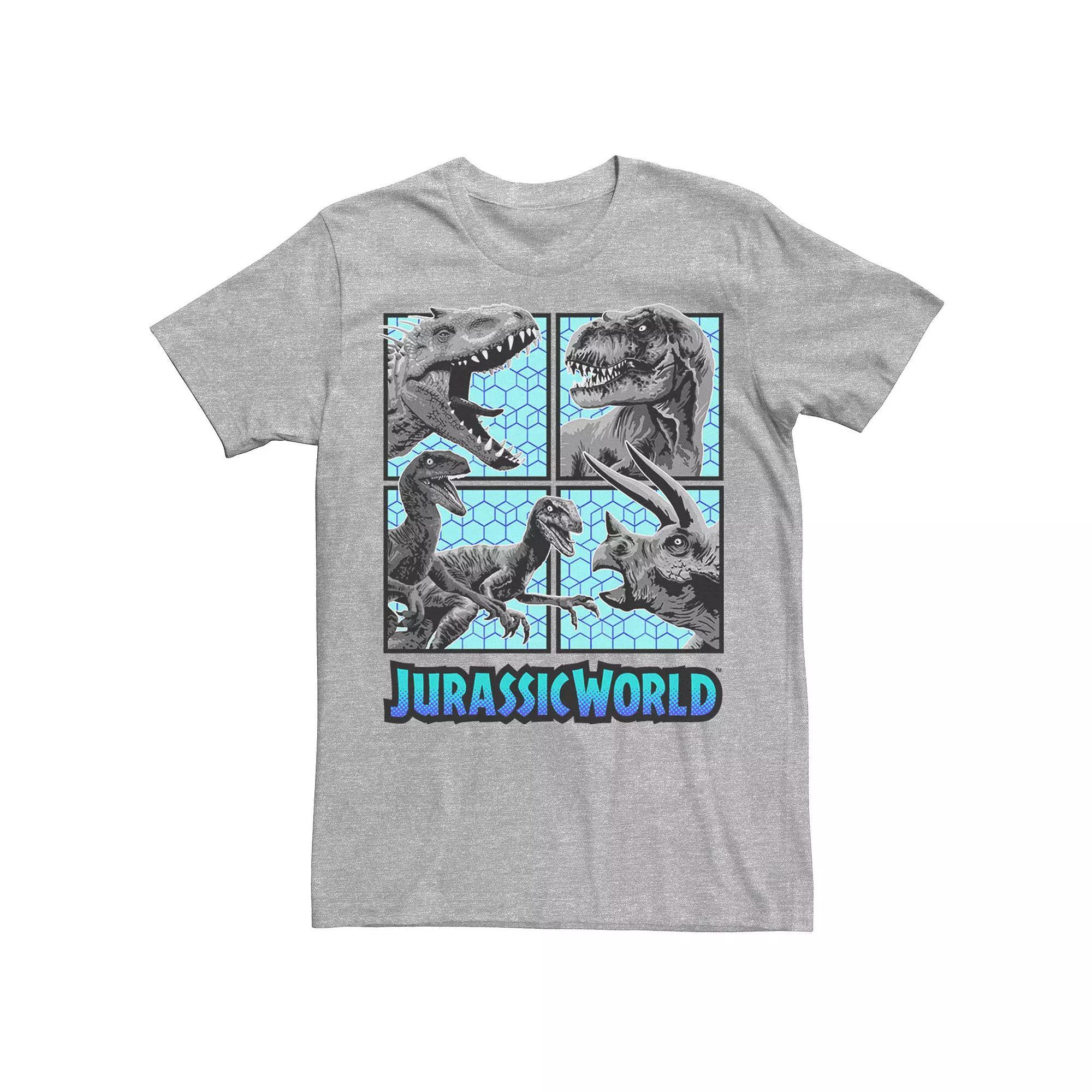 Men's Jurassic World Dinosaur Portrait Panel Tee,  Product Image