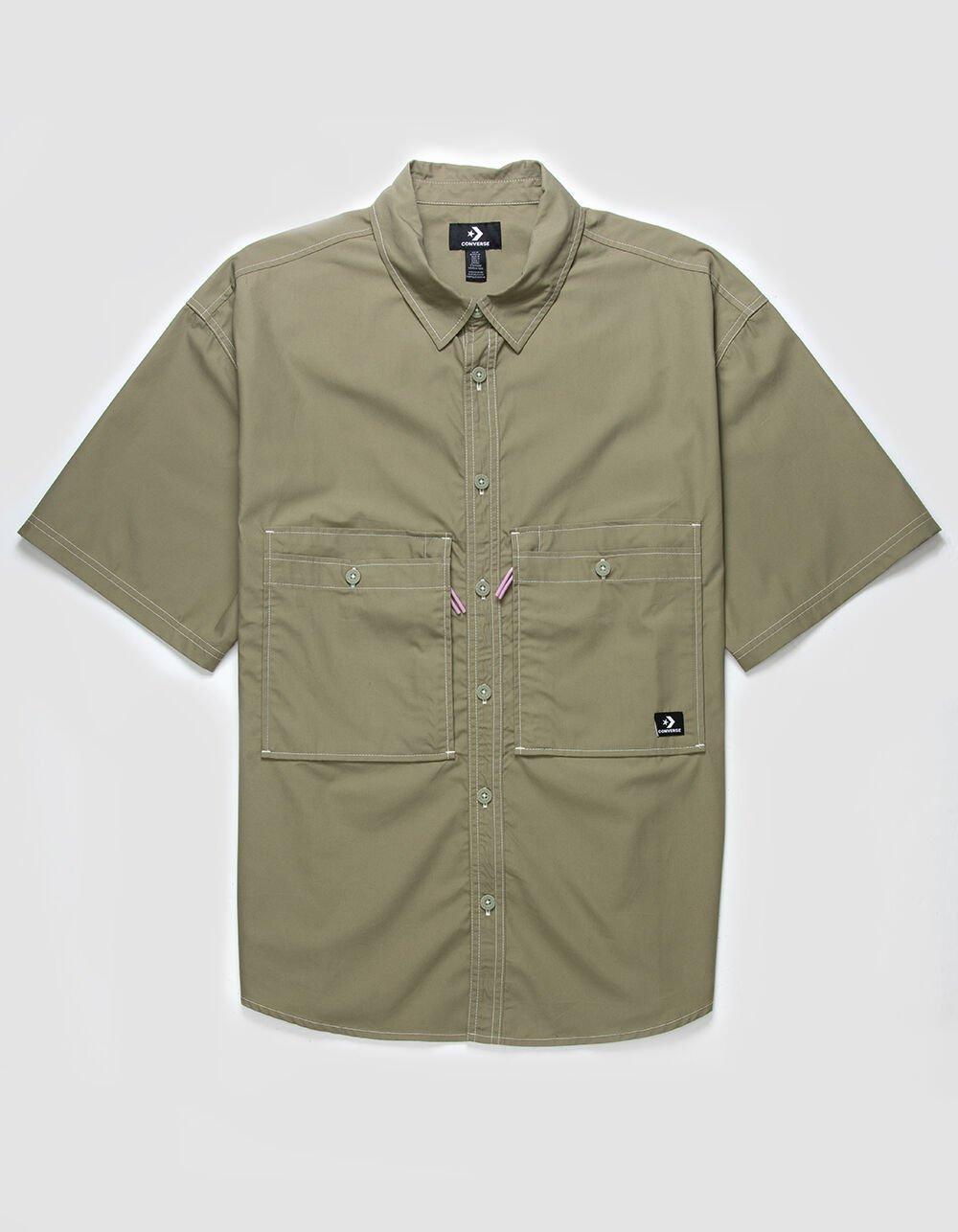 CONVERSE Utility Mens Button Up Shirt - MOSS Product Image