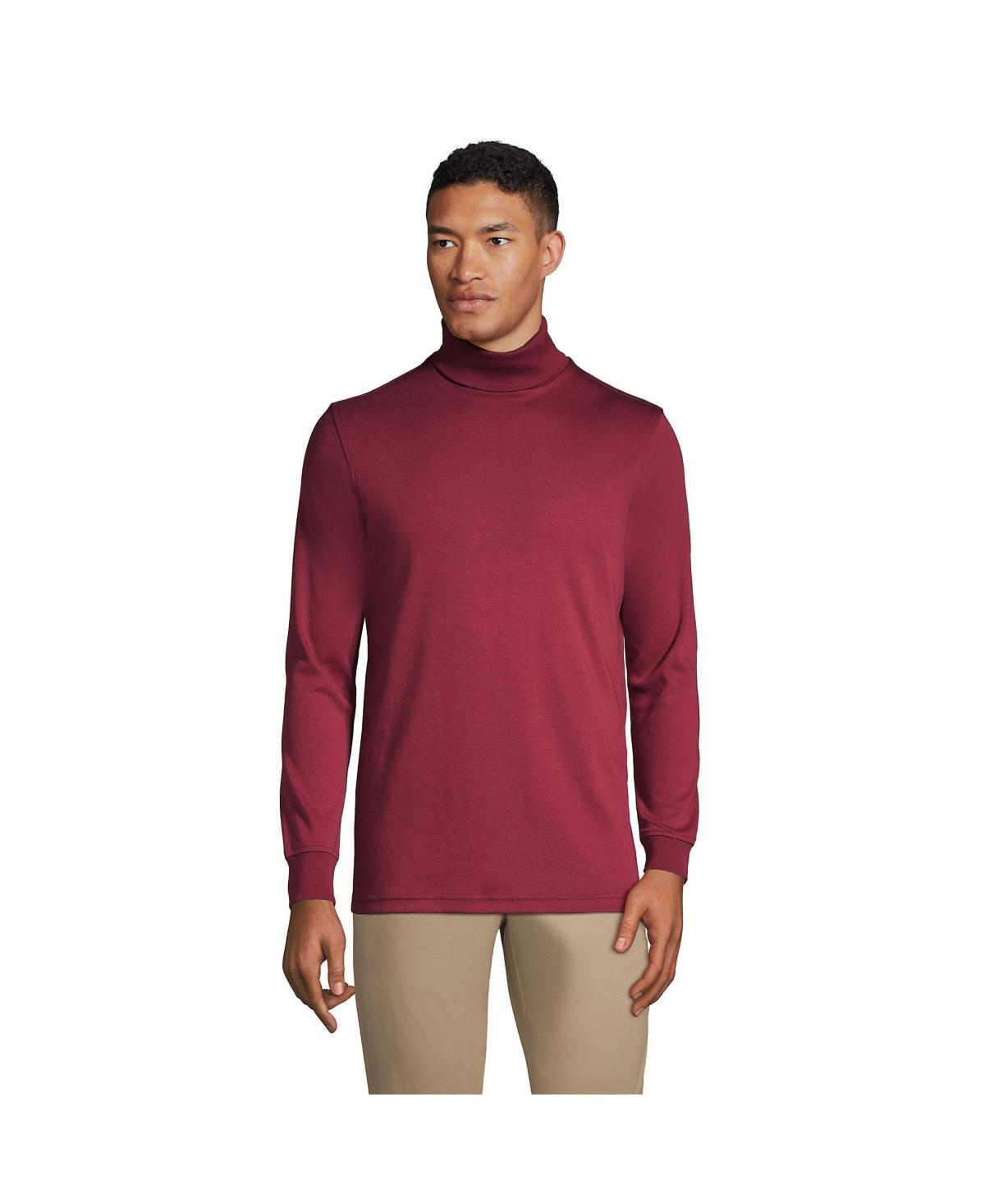 Big & Tall Lands End Super Soft Supima Turtleneck, Mens Product Image