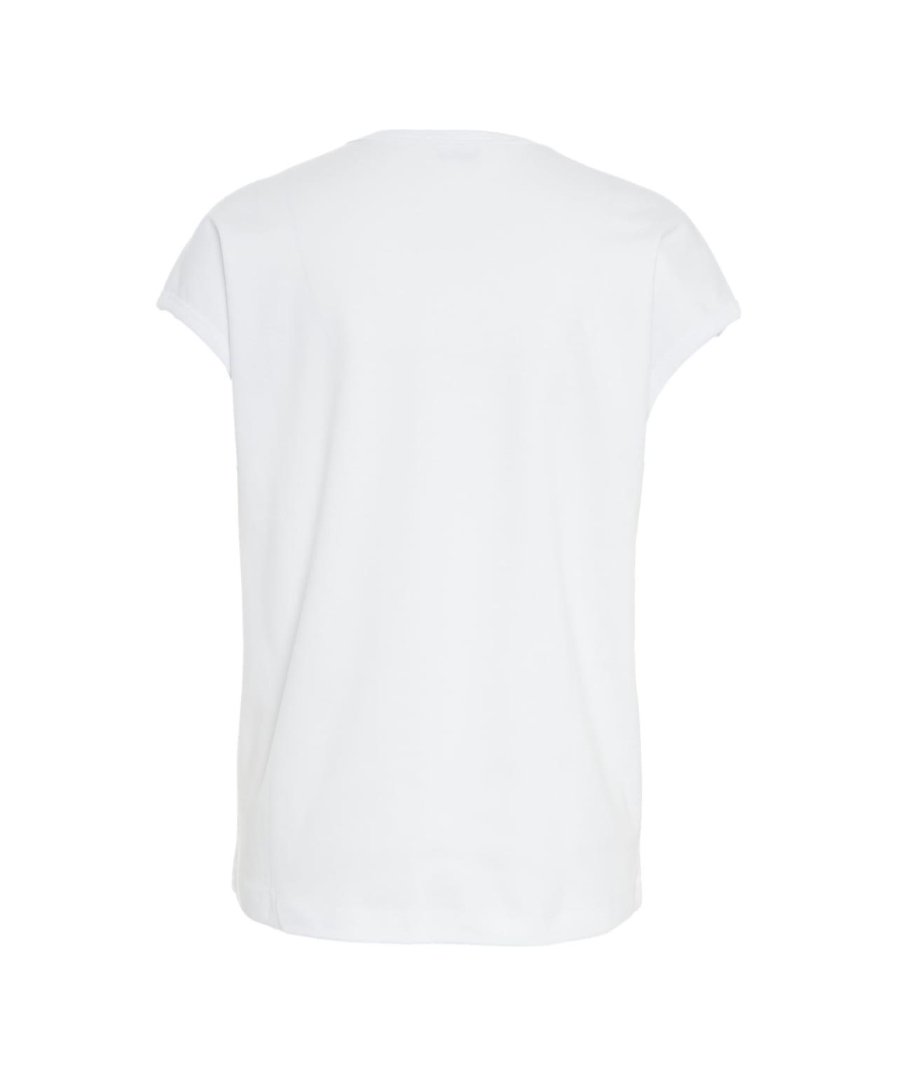 Oversized top with logo embroidery Product Image