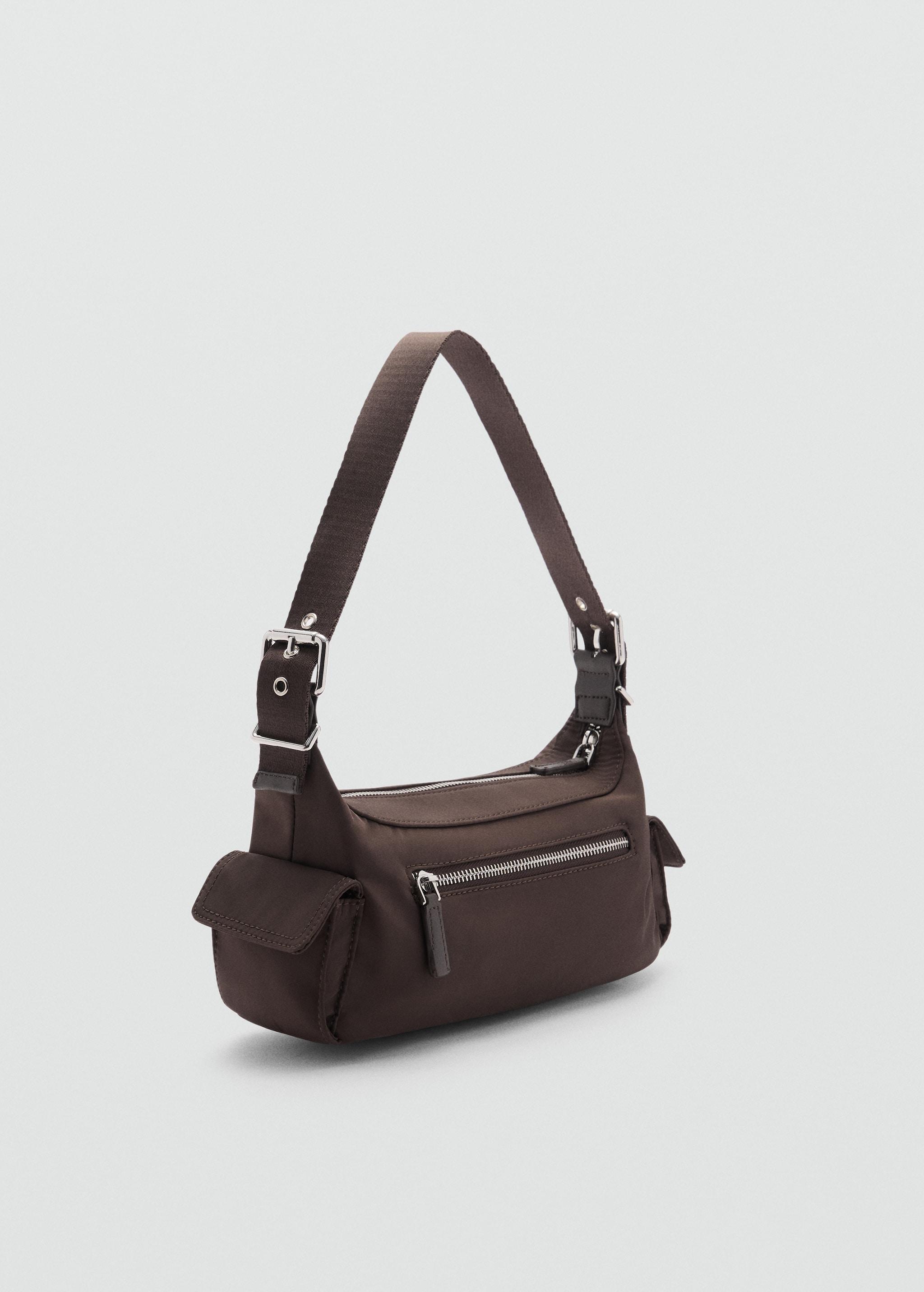 Nylon cargo bag with pockets - Women | MANGO USA Product Image