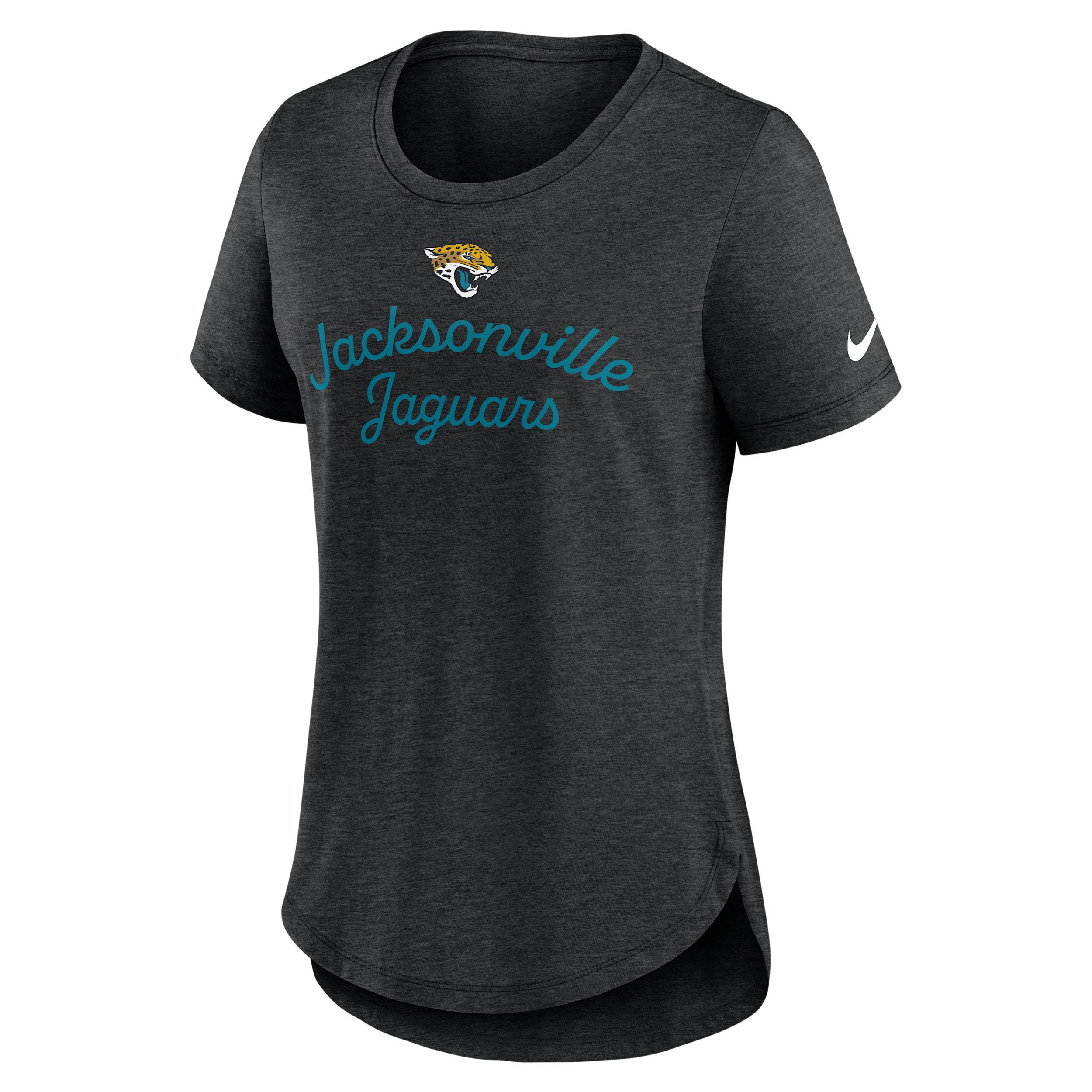 Jacksonville Jaguars Script Nike Womens NFL T-Shirt | NKMV00H9N-EVH Product Image