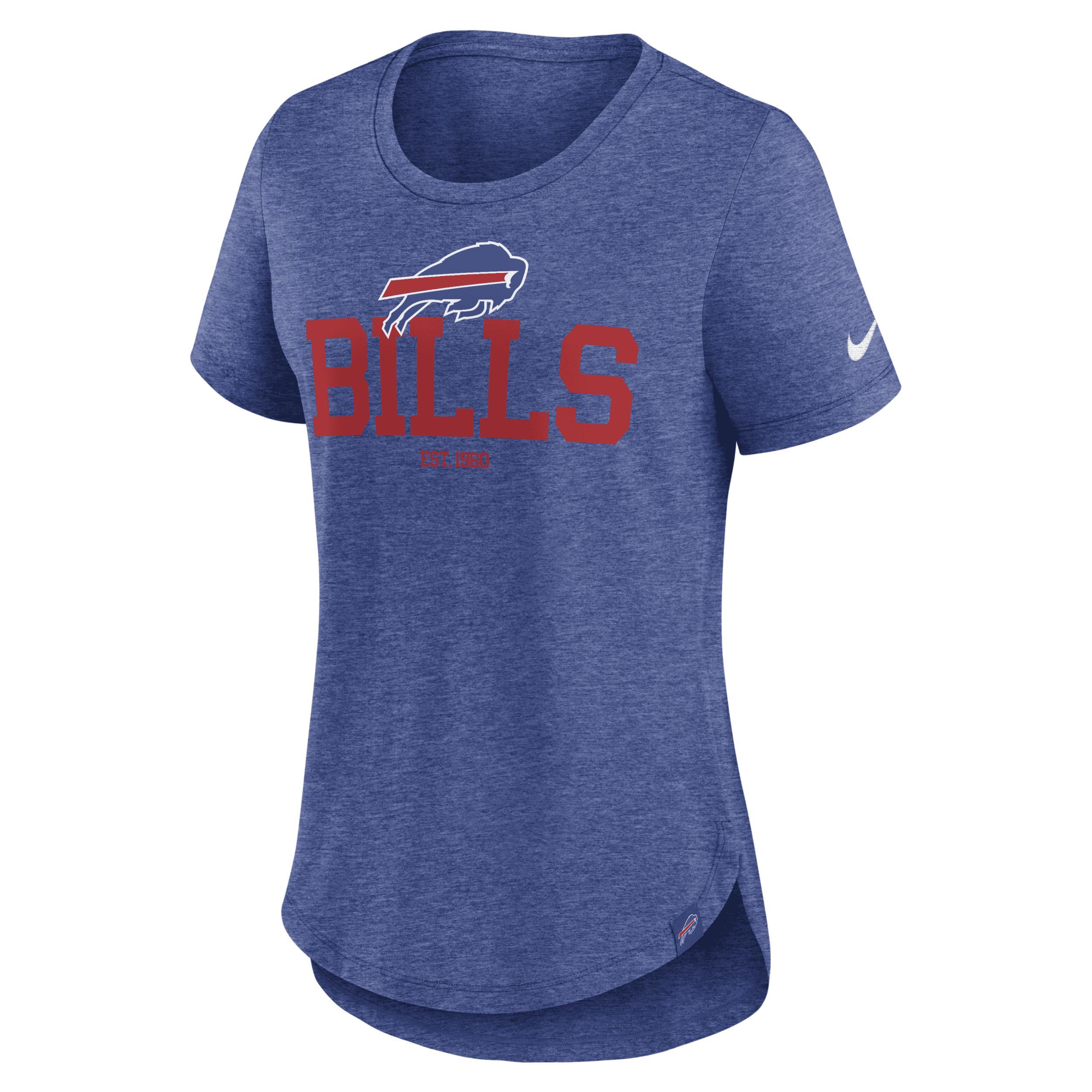 Womens Nike Heather Bay Packers Fashion Tri-Blend T-Shirt Product Image