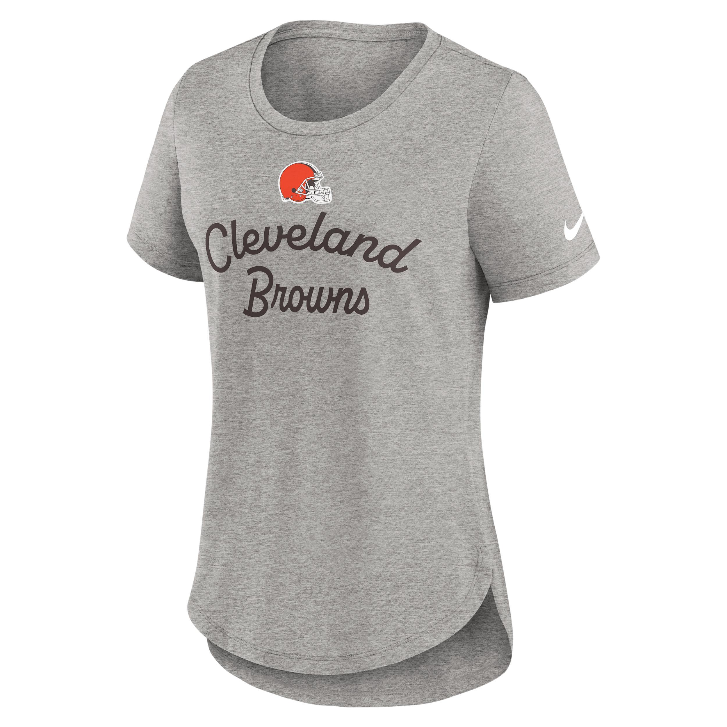 Cleveland Browns Script Nike Womens NFL T-Shirt | NKMV06G9I-EVH Product Image