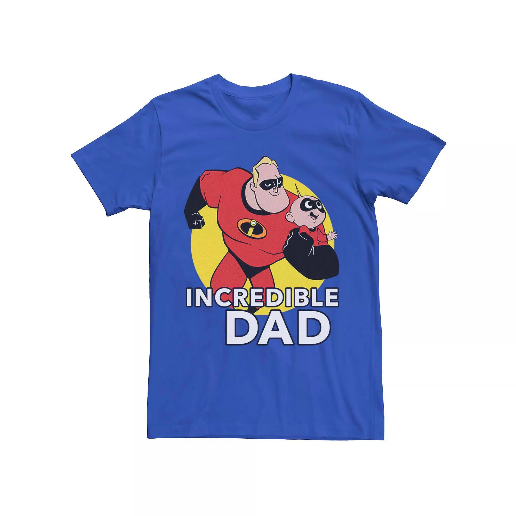 Disney / Pixar's The Incredibles 2 Men's Incredible Dad Graphic Tee, Size: Medium, Royal Product Image