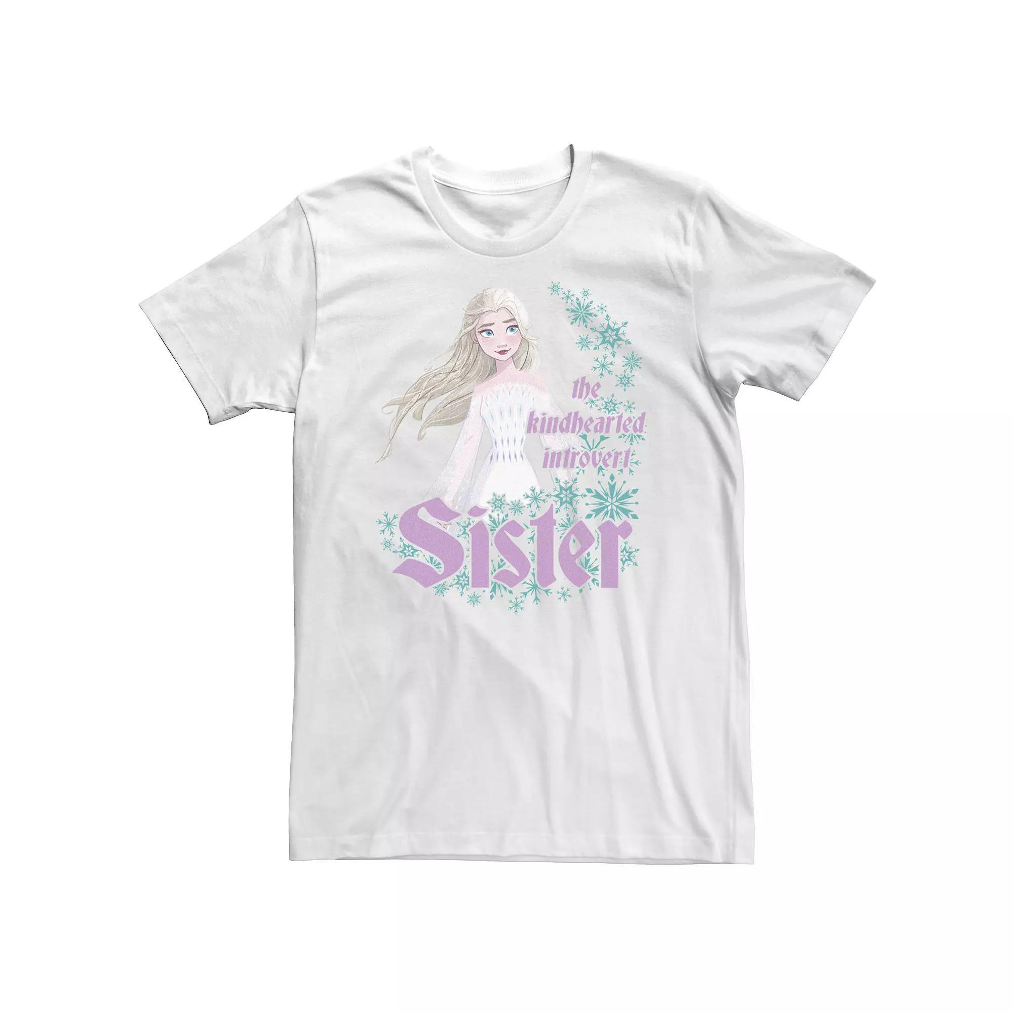 Big & Tall Disney Frozen 2 Elsa The Kindhearted Introvert Sister Tee, Men's,  Product Image