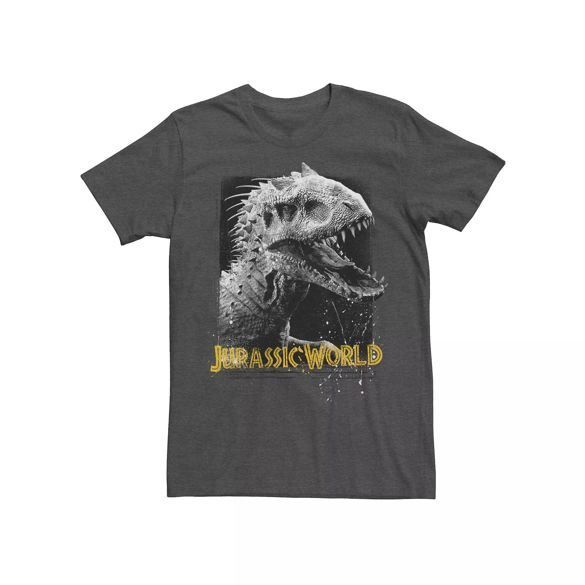 Men's Jurassic World Indominus Rex Profile View Tee, Size: Large, Grey Heather Product Image