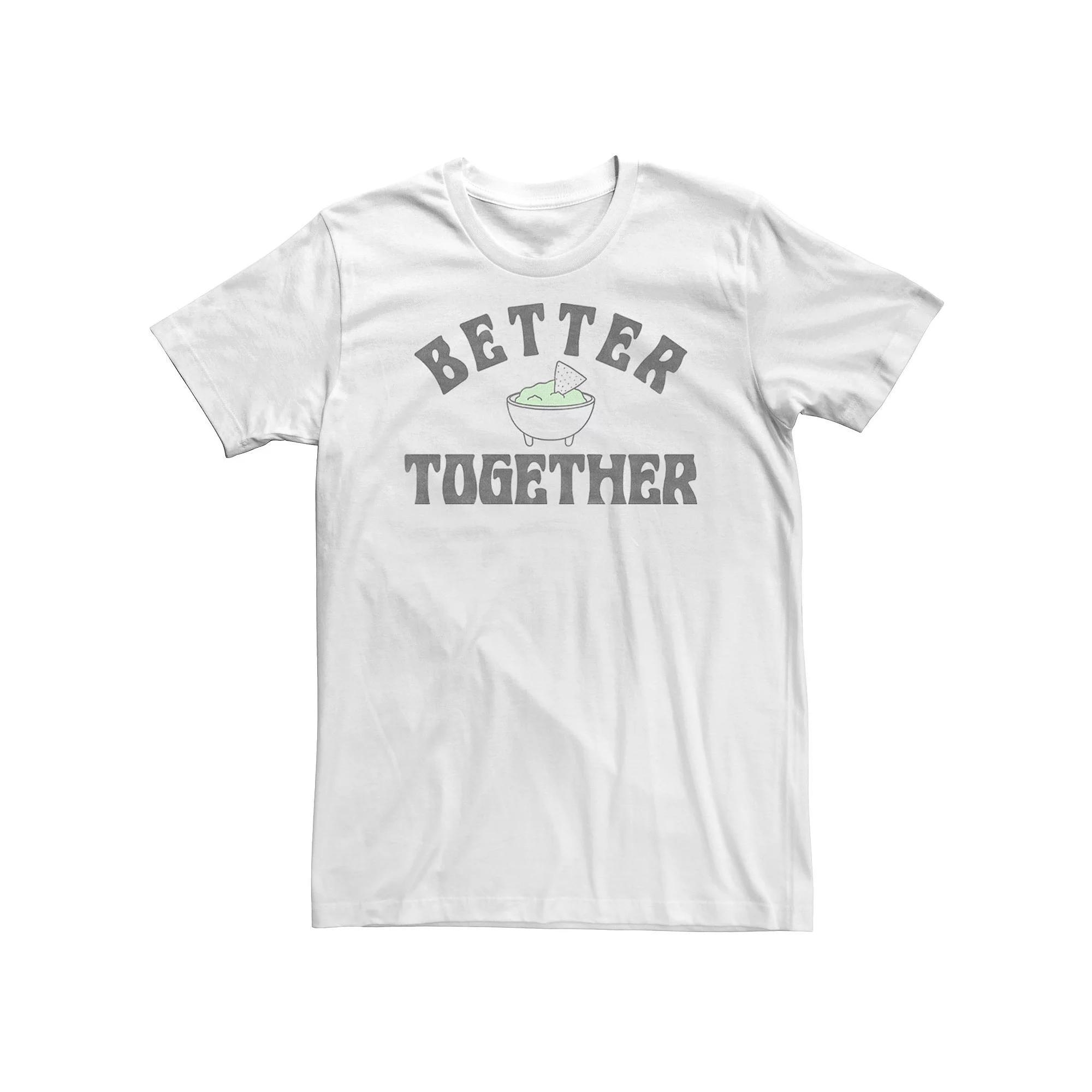 Big & Tall Food Apparel Chips & Guac "Better Together" Tee, Men's,  Product Image