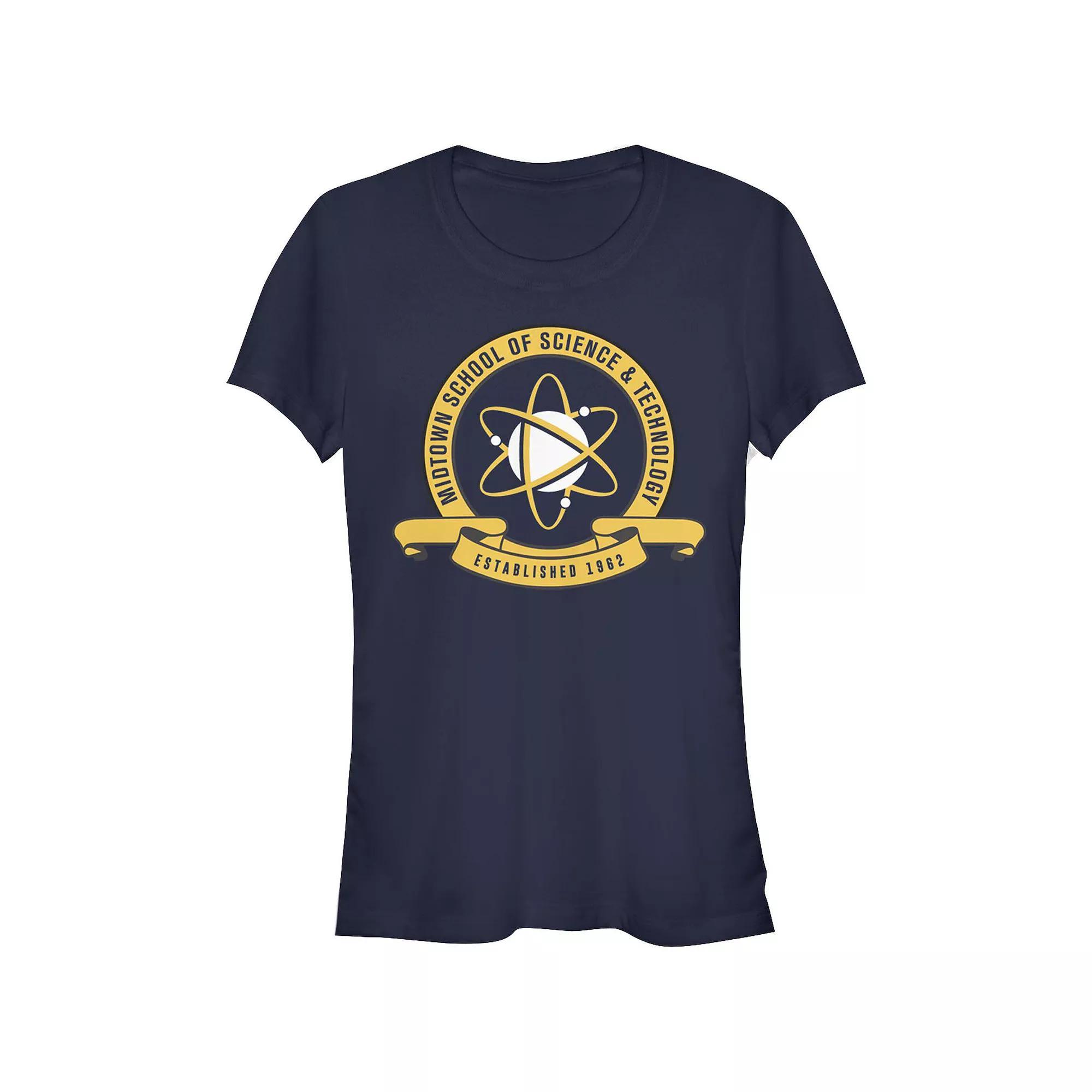 Juniors' Marvel Spider-Man Midtown School Of Science & Technology Graphic Tee, Girl's,  Product Image