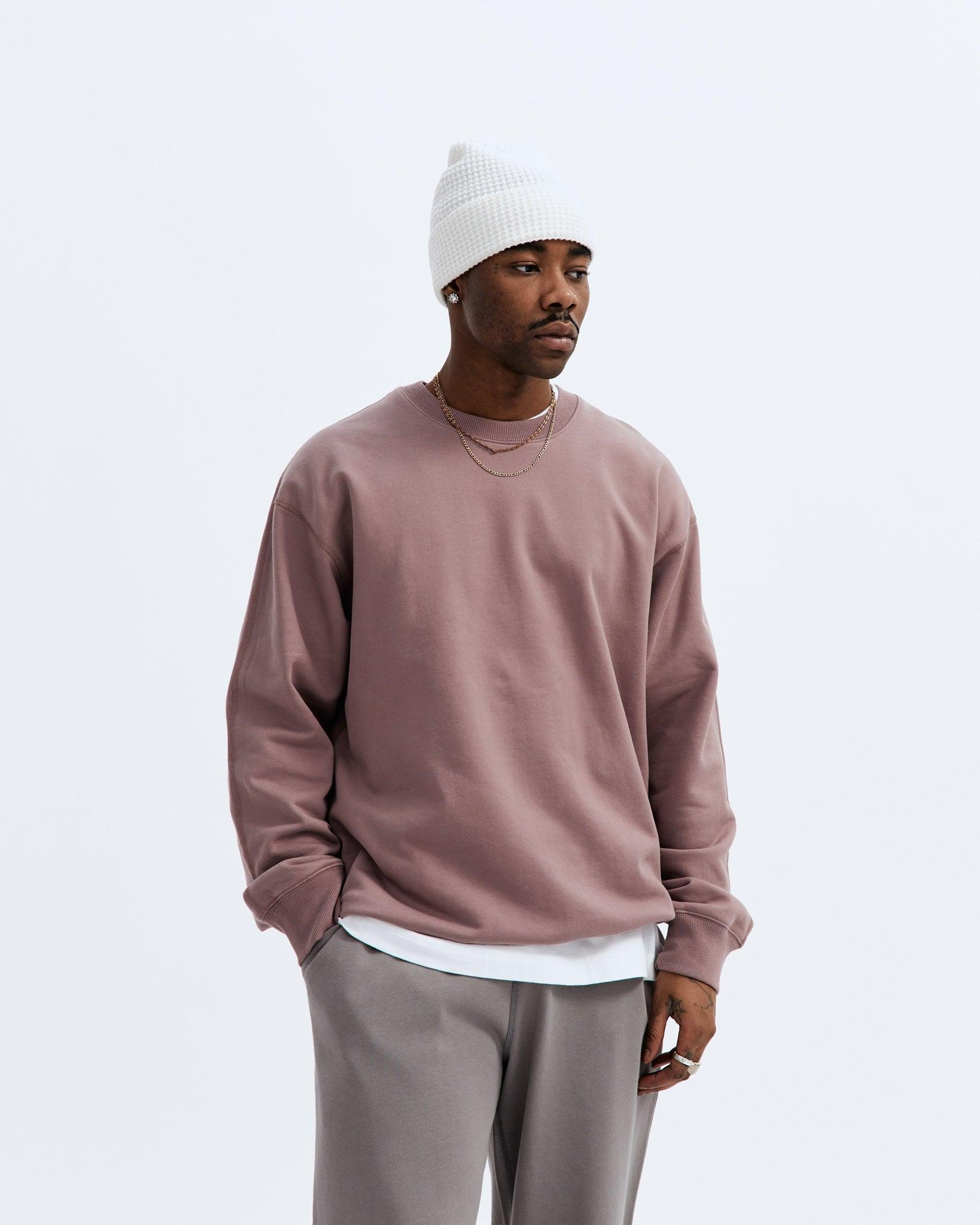 Midweight Terry Relaxed Crewneck - Vault Male Product Image