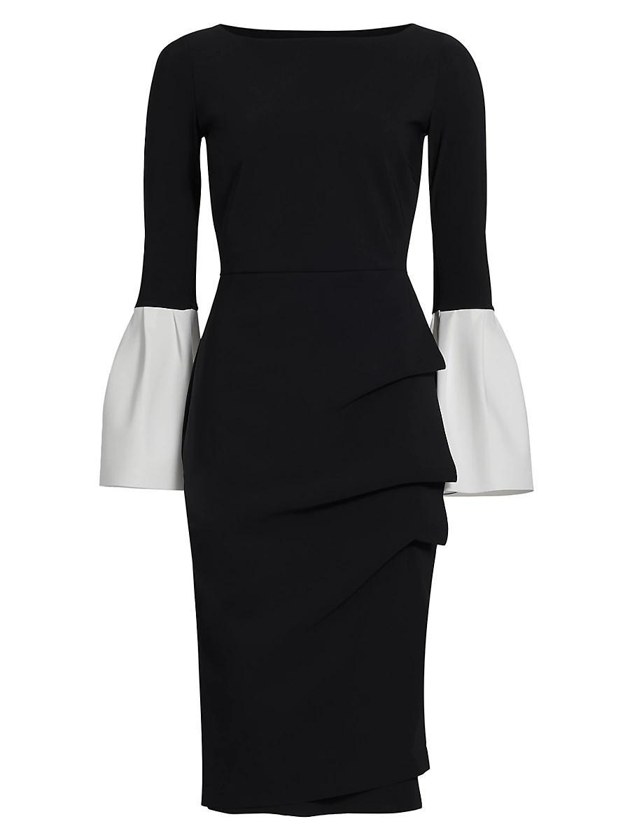 Womens Addax Bell-Sleeve Cocktail Dress Product Image