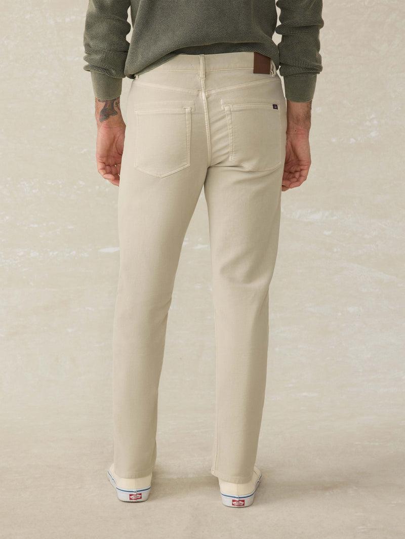 Stretch Terry 5-Pocket Pant - Stone Product Image