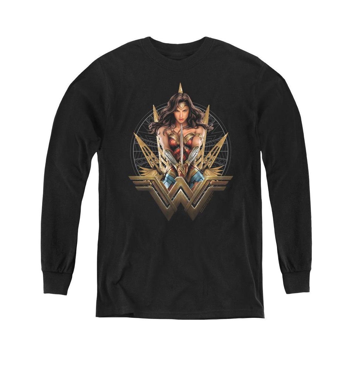 Wonder Woman Boys Movie Youth Wonder Blades Long Sleeve Sweatshirts Product Image