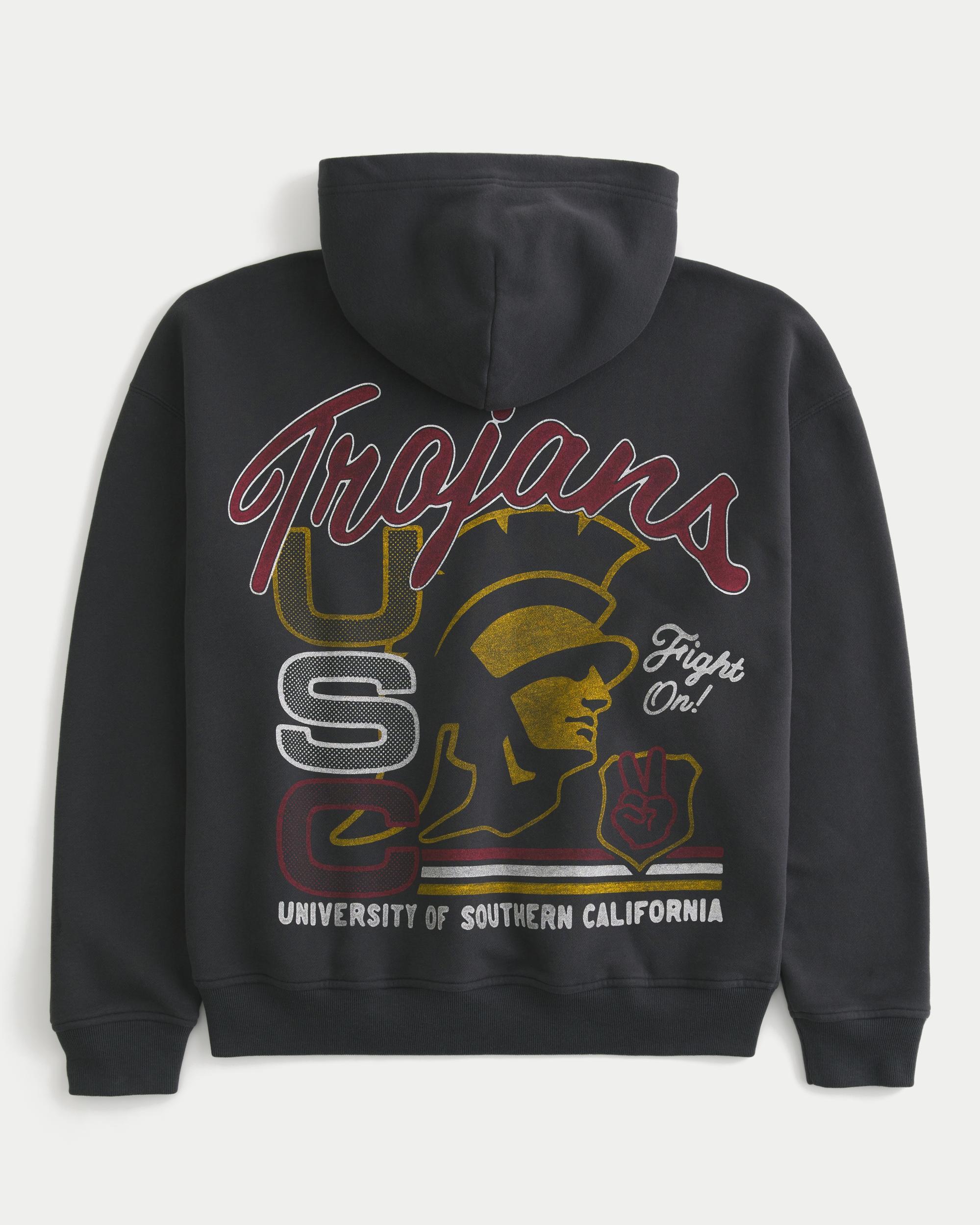 Boxy UConn Graphic Hoodie Product Image