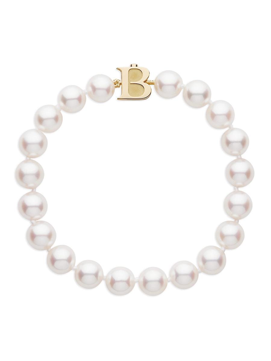 Womens Birks 18K Yellow Gold & Akoya Pearls Bracelet Product Image