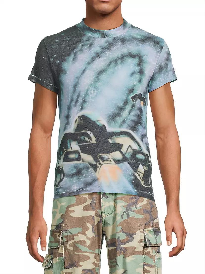 Mens Space Printed T-Shirt Product Image