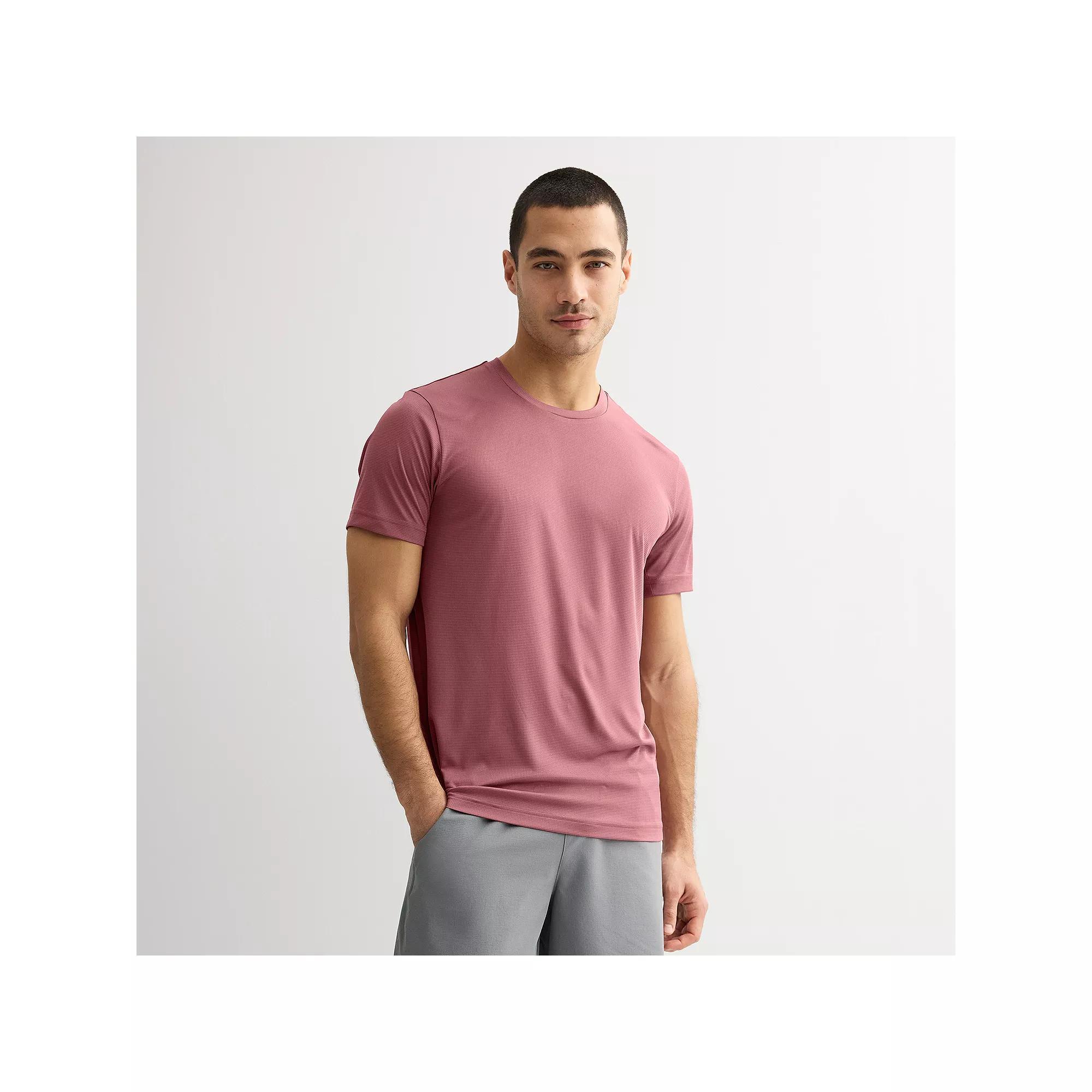 Men's Tek Gear® Dry Tek Tee, Size: XL, Red Ice Product Image