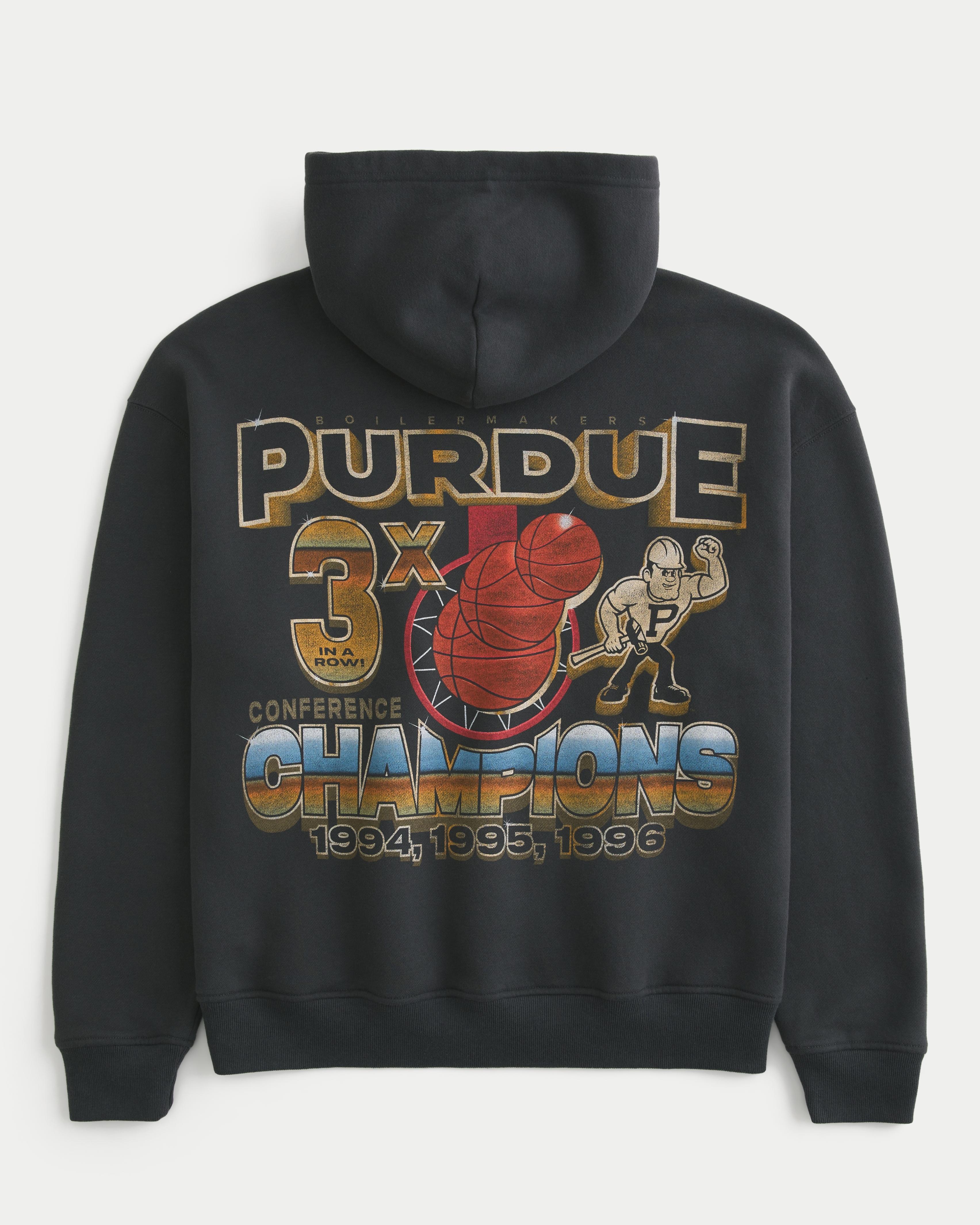 Boxy Ohio State Buckeyes Graphic Hoodie Product Image