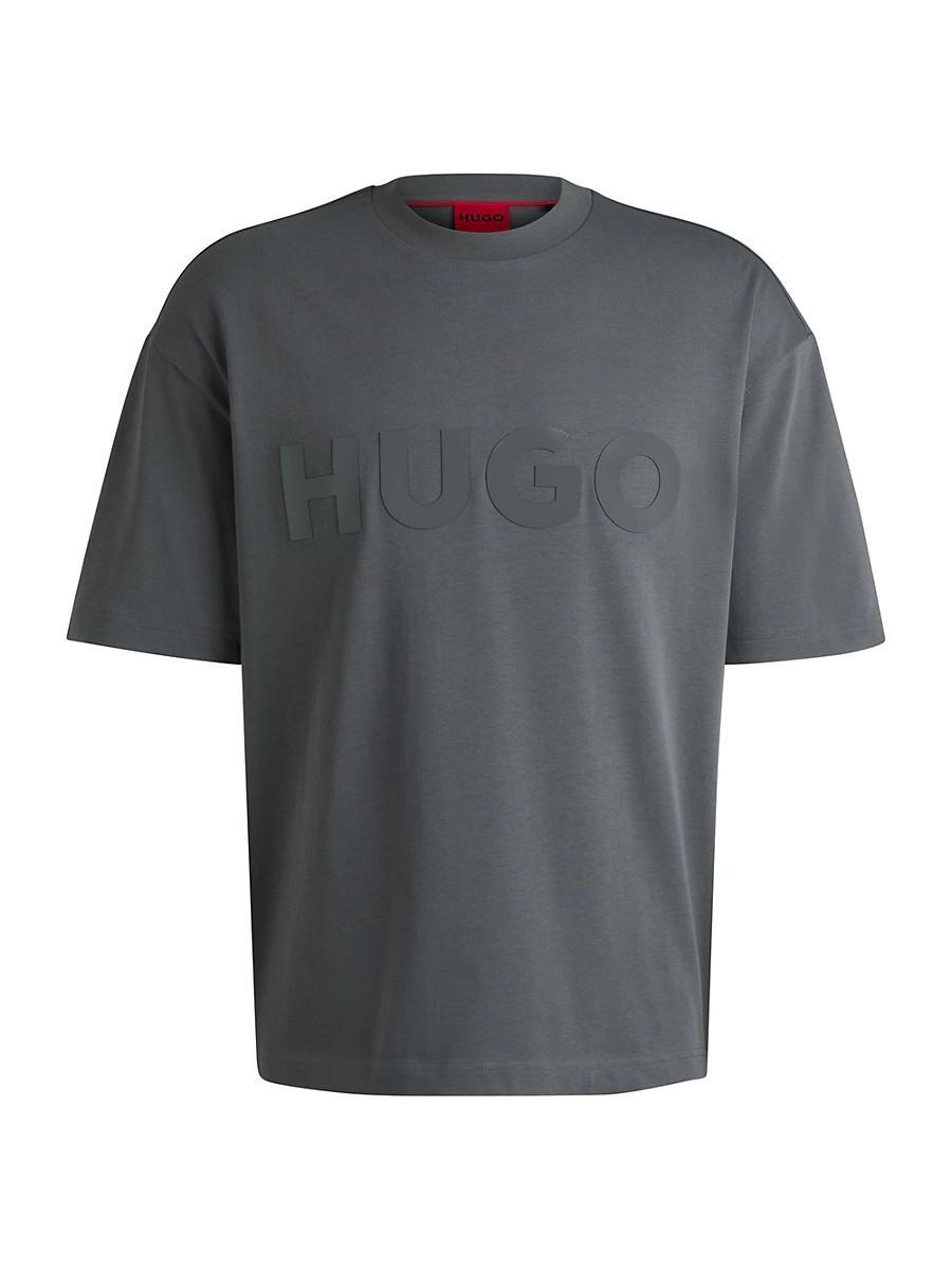 Mens Cotton-Jersey T-Shirt with Tonal Logo Product Image