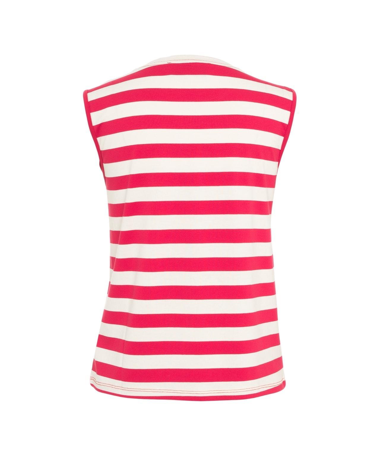 Striped viscose top Product Image