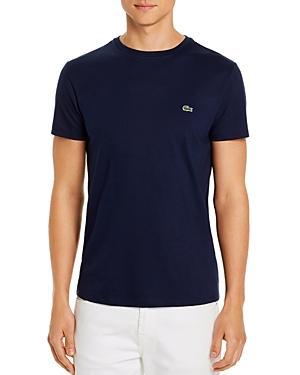 Lacoste Crew Neck Pima Cotton Jersey T-Shirt Black XL Product Image