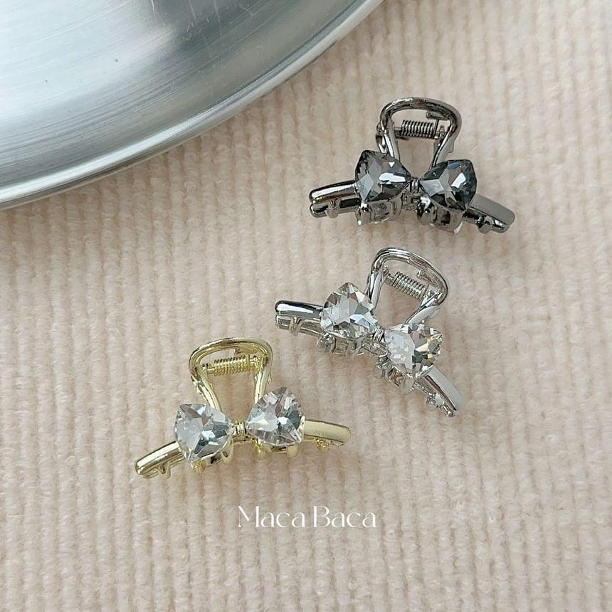 Bow Rhinestone Alloy Hair Claw Product Image