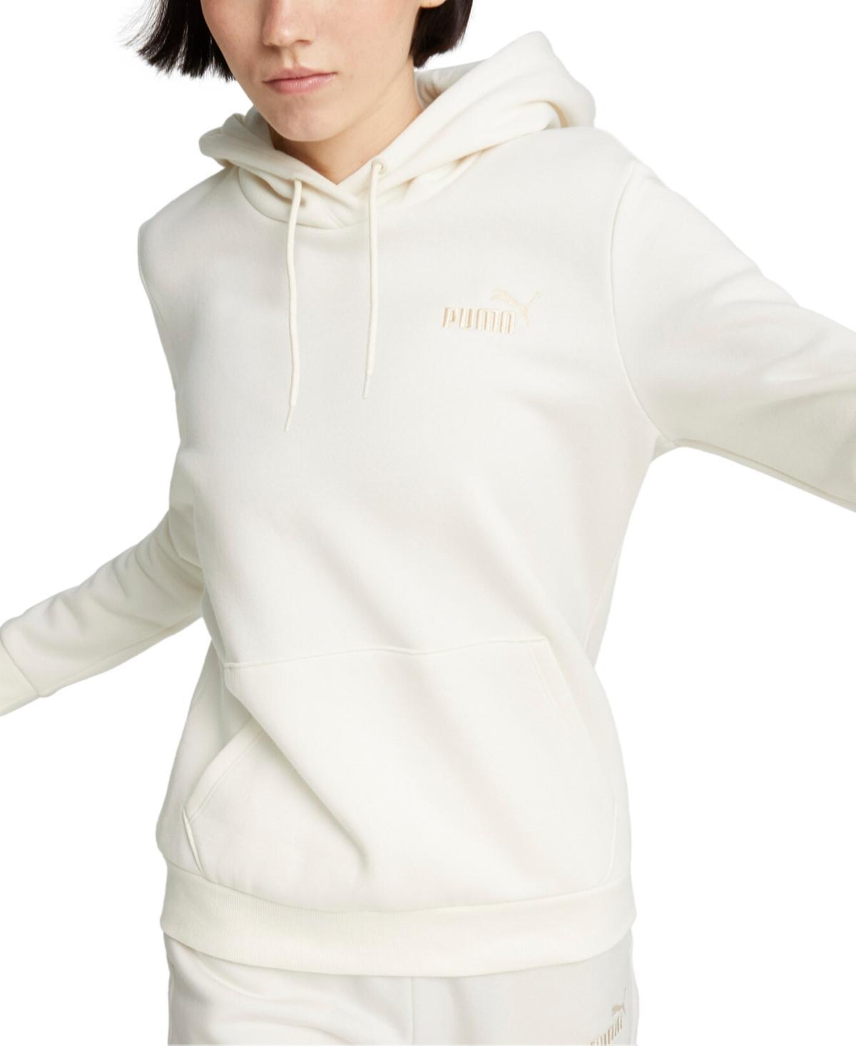 Puma Womens Embroidered Fleece Hoodie Sweatshirt Product Image