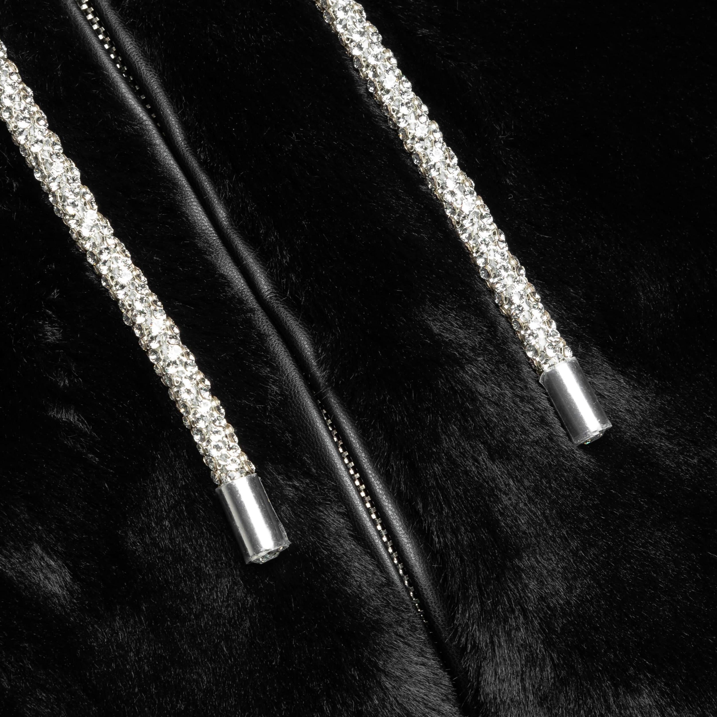 Acrylic Woven Full Zip Jacket - Black Male Product Image