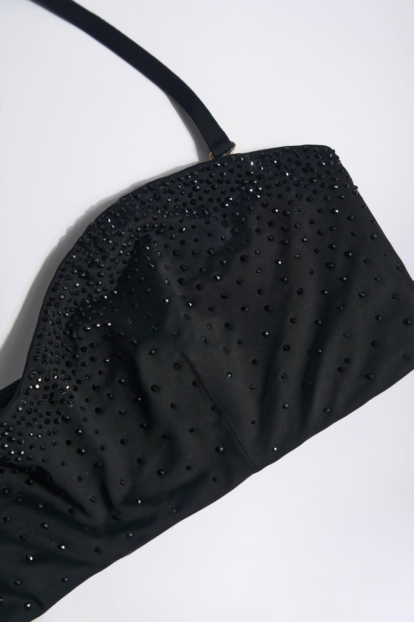 Bandeau Bikini Top in Black Product Image