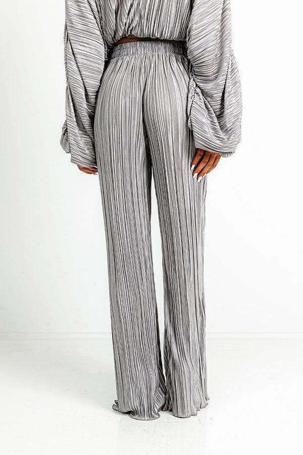 Ciao Darling Pleated High Waist Pants Product Image