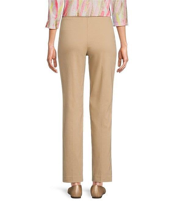 Allison Daley Stretch Pull-On Straight Leg Pants Product Image