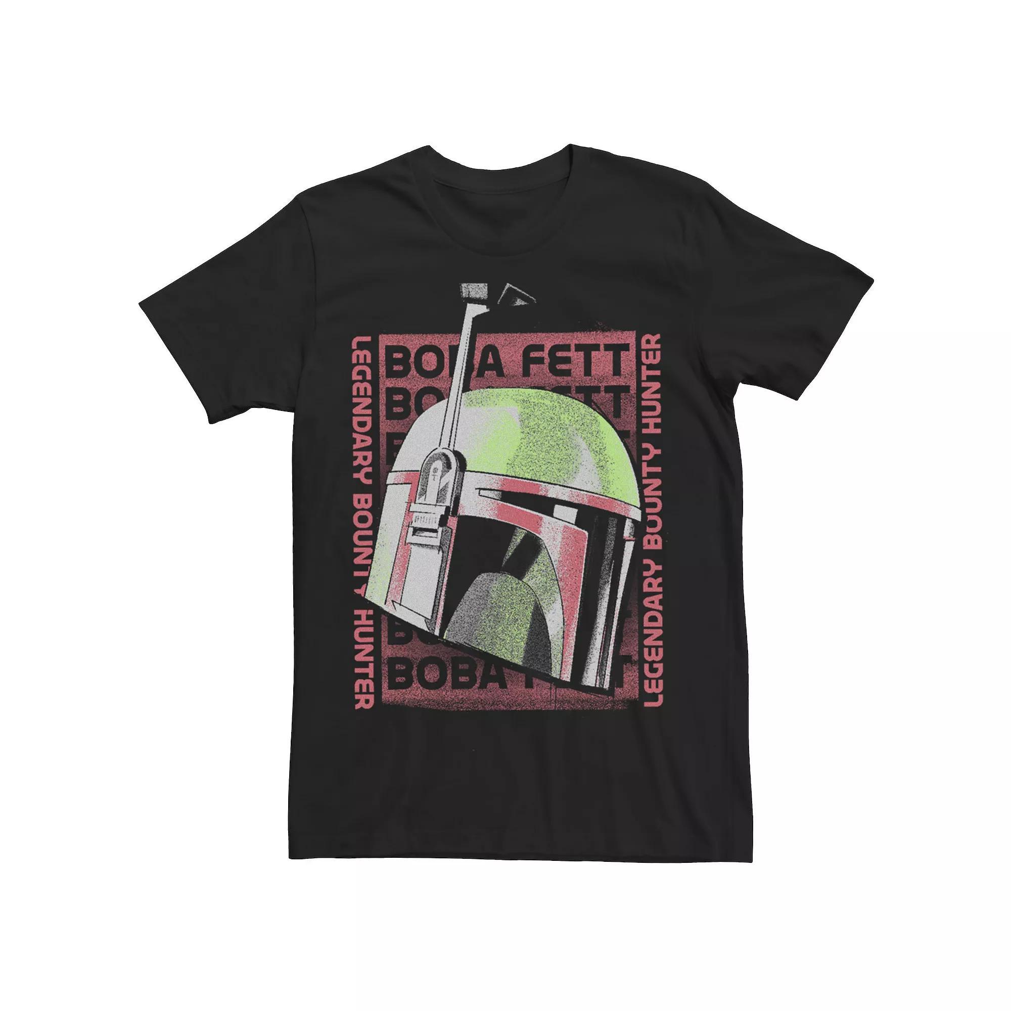 Men's Star Wars Boba Fett Legendary Bounty Hunter Head Shot Tee, Boy's,  Product Image