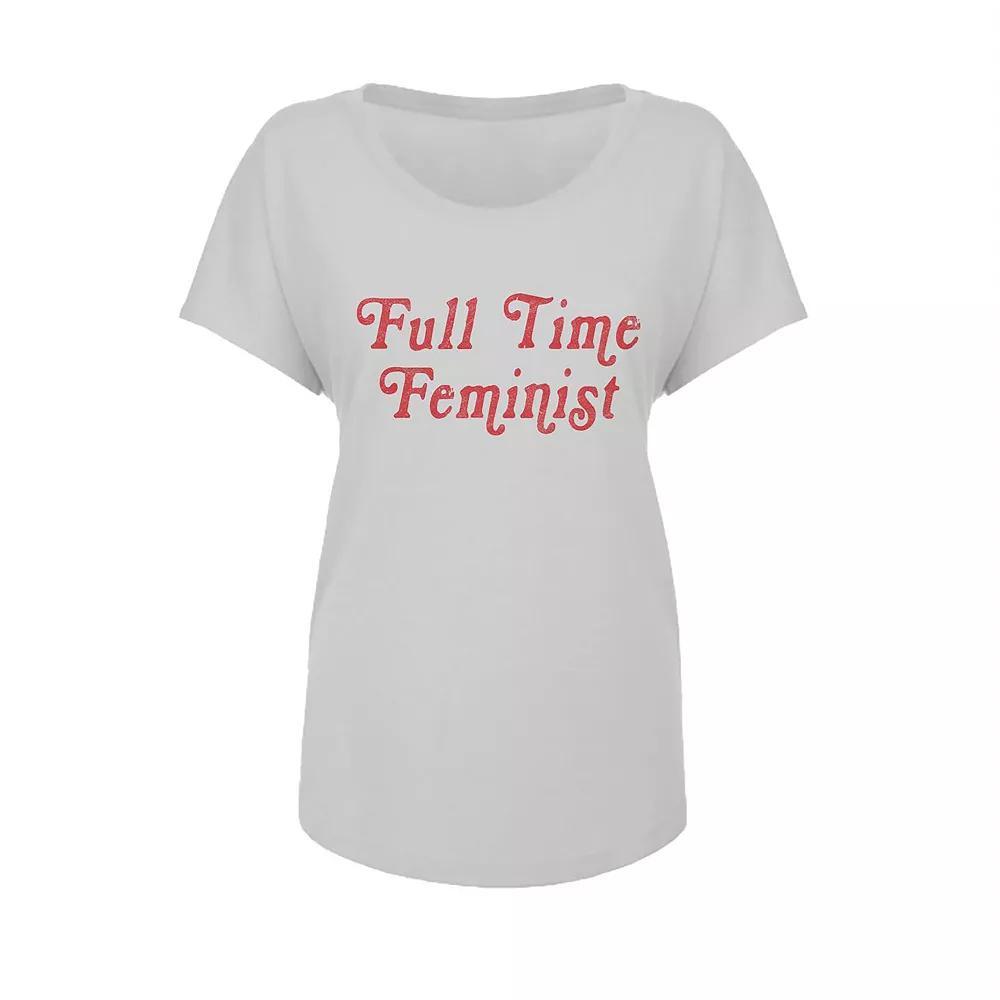 Junior's Grayson Threads Full Time Graphic Tee, Women's,  Product Image