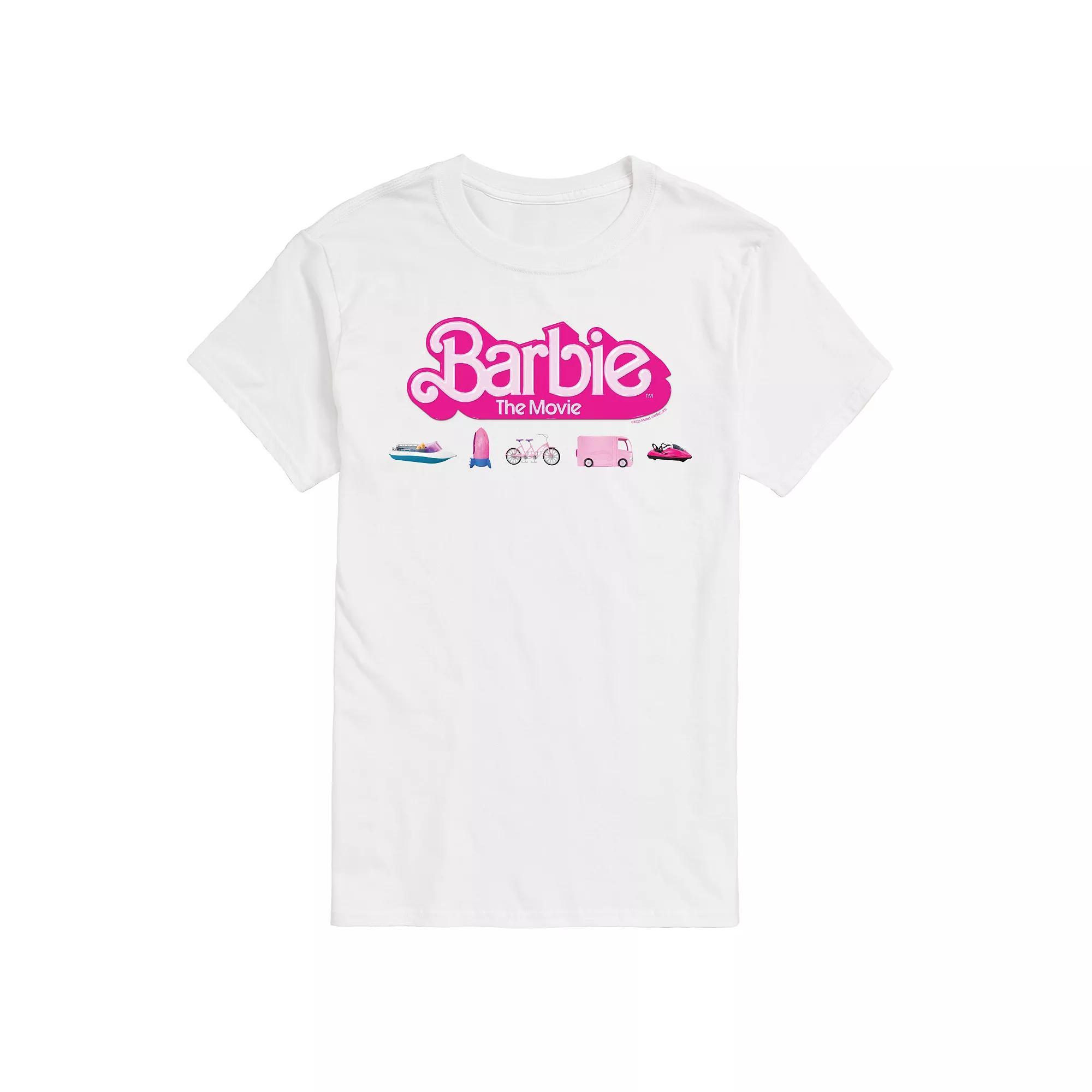Big & Tall Barbie The Movie Theatrical Vehicle Graphic Tee, Men's,  Product Image