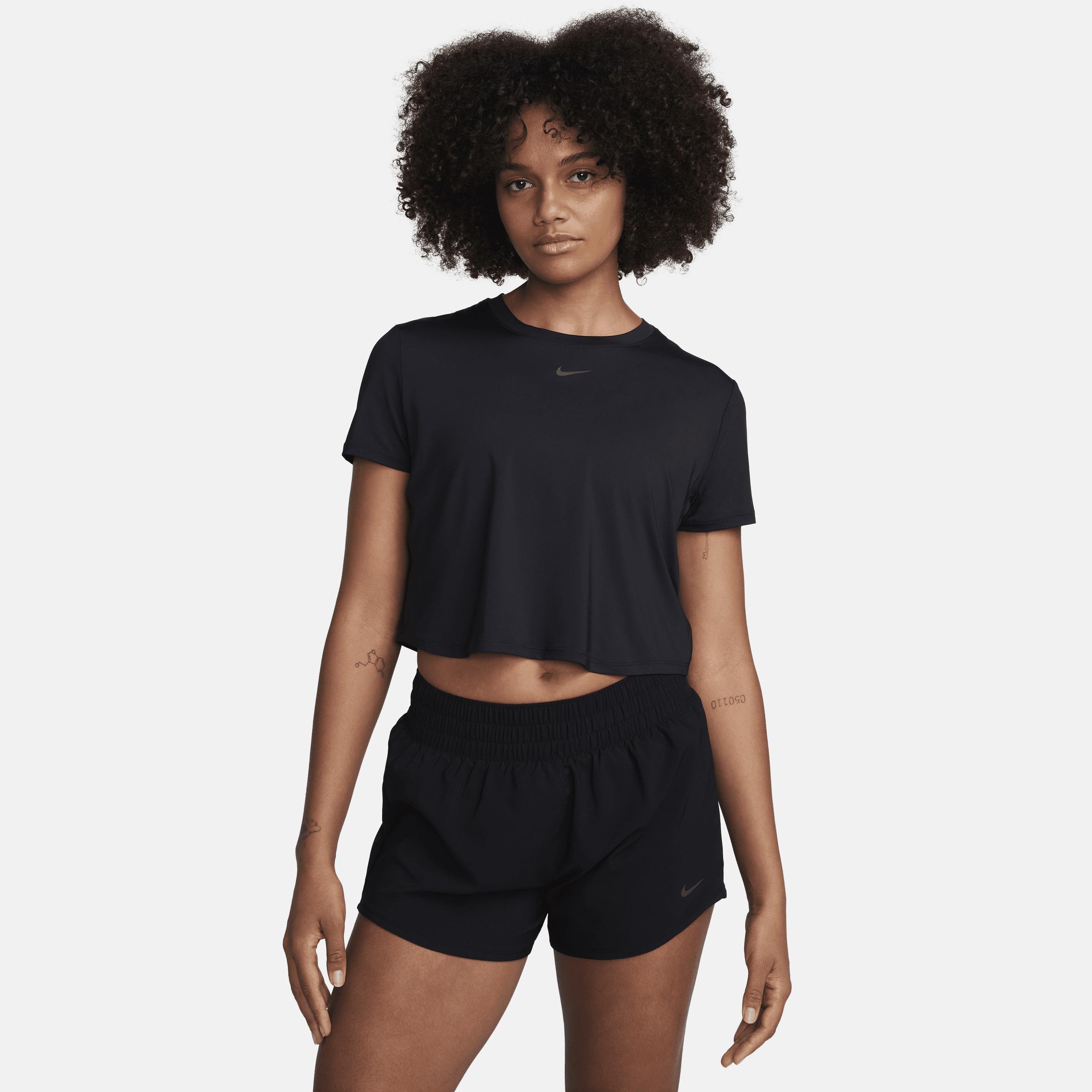 Nike One Classic Women's Dri-FIT Short-Sleeve Cropped Top Product Image