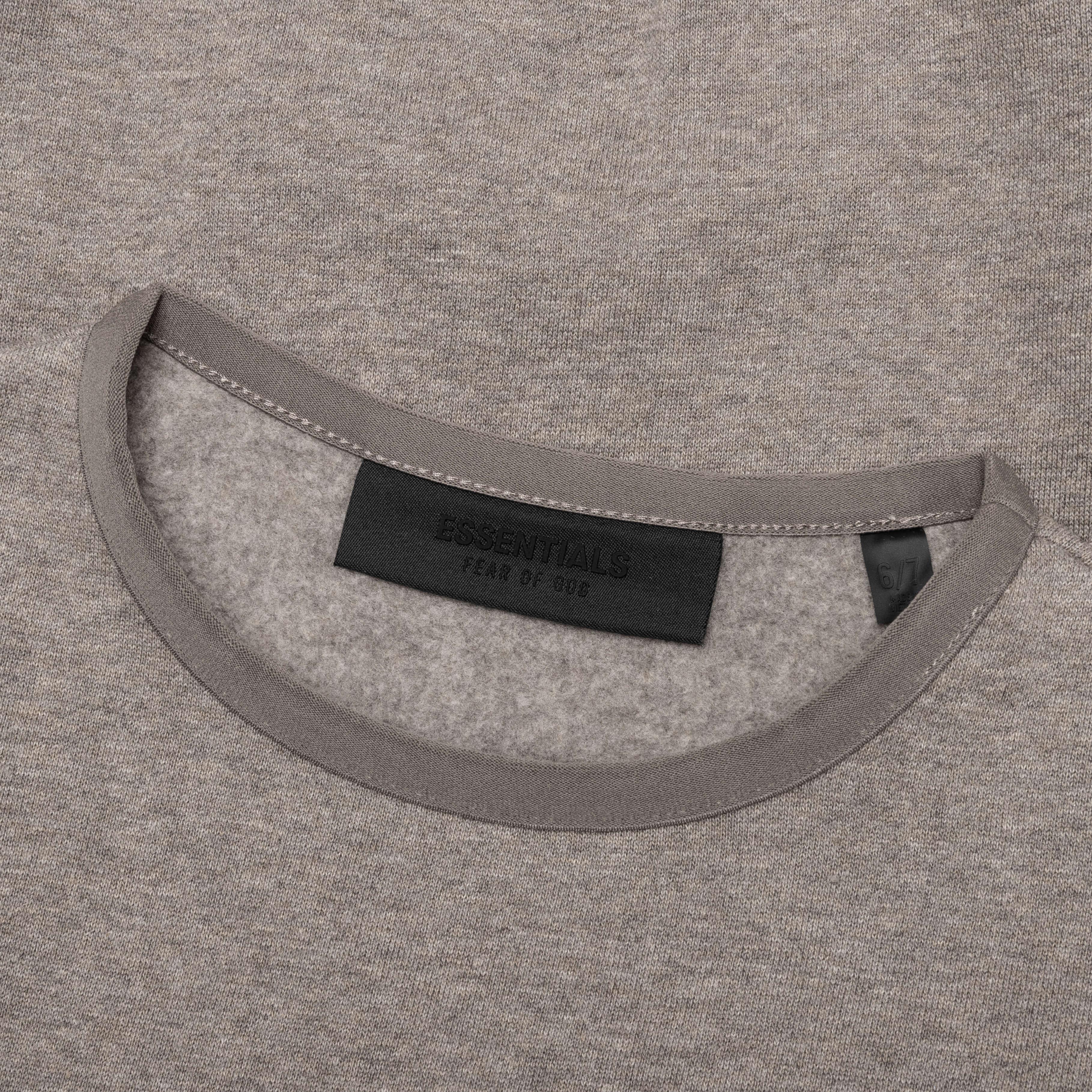 Essentials Kid's Crewneck - Heather Grey Male Product Image