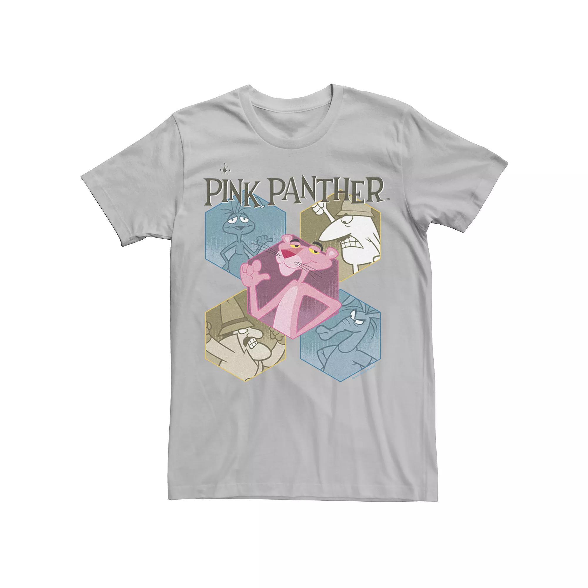 Men's Pink Panther Hexagonal Portraits Graphic Tee,  Product Image