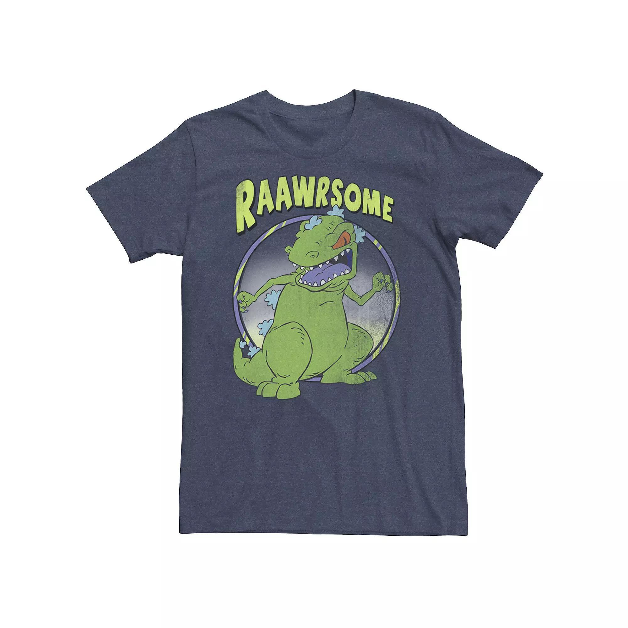 Big & Tall Nickelodeon Rugrats Reptar "Raawrsome" Circle Portrait Tee, Men's,  Product Image