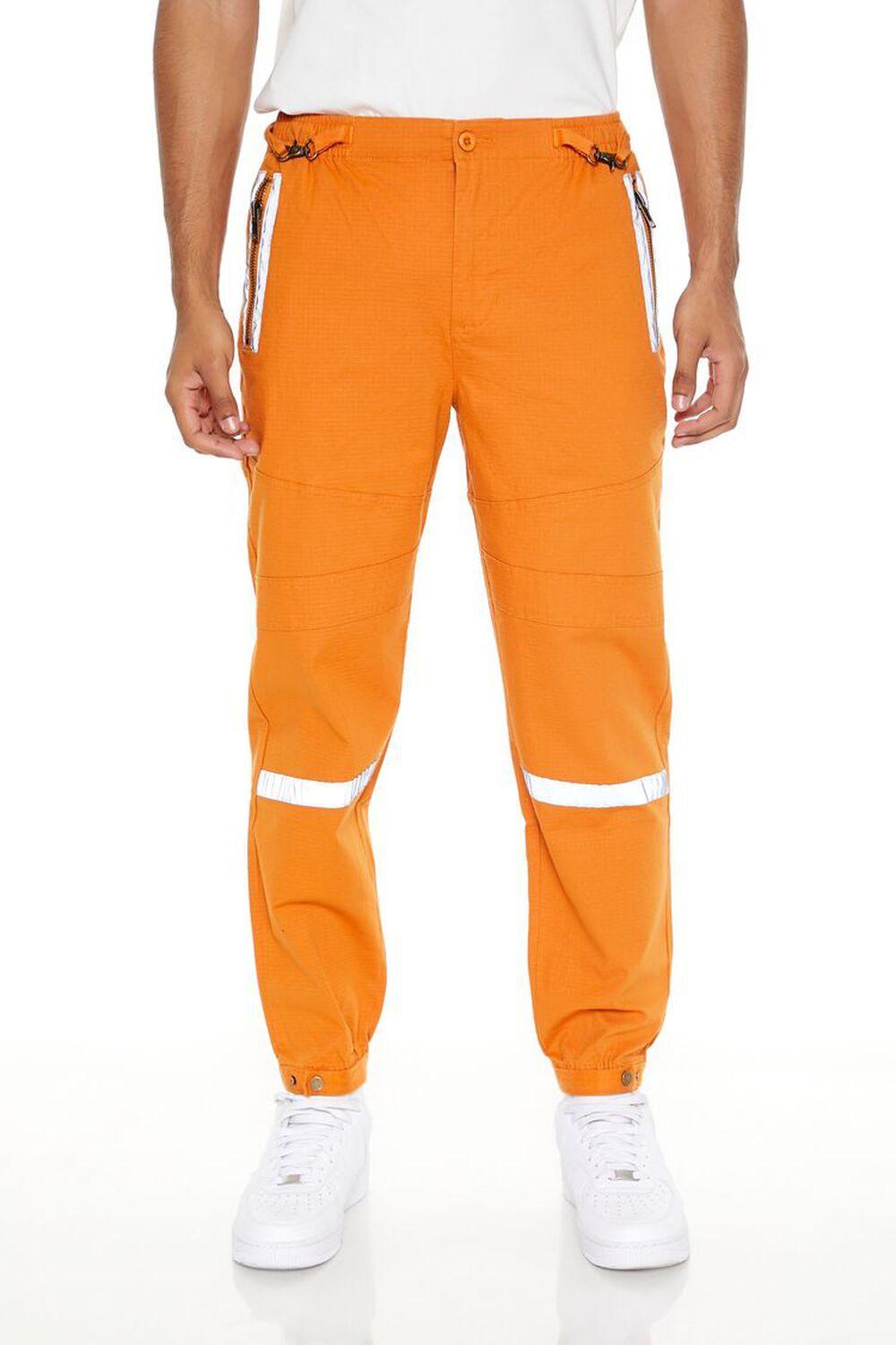 Reflective Slim-Fit Pants | Forever 21 Product Image