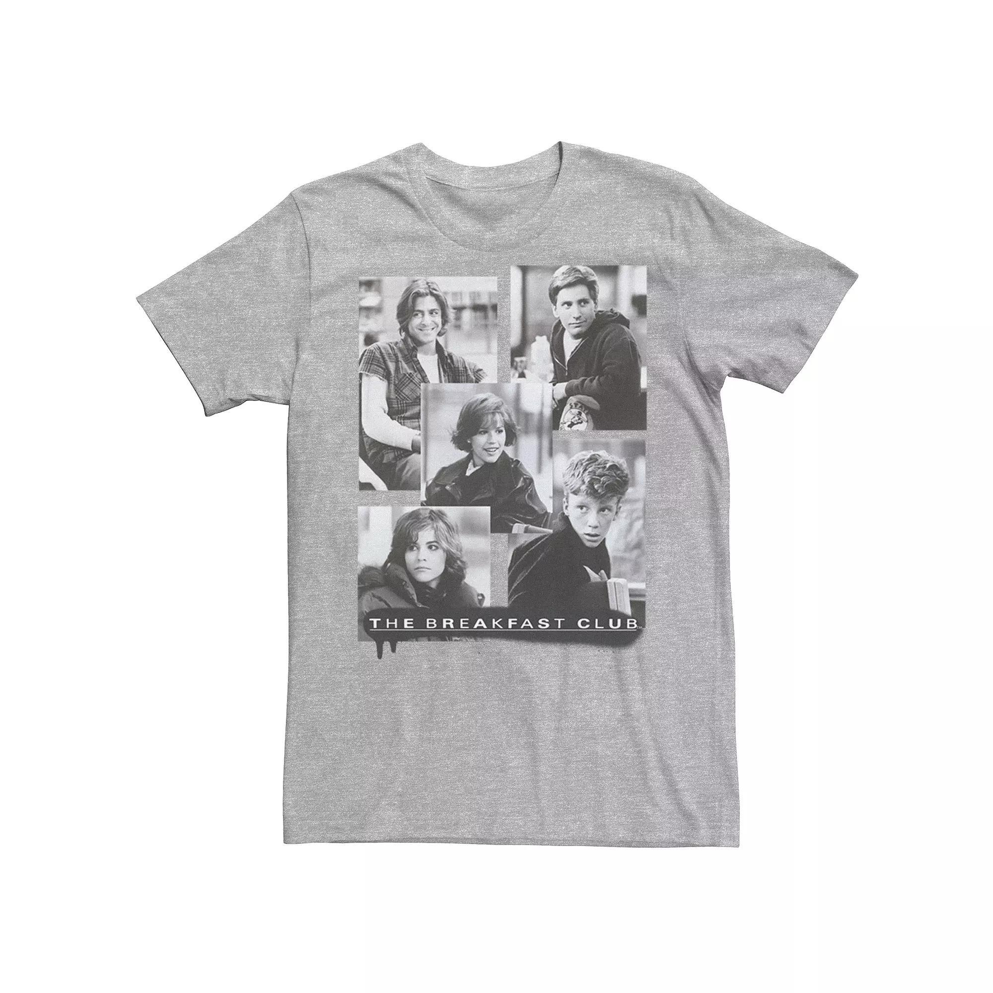 Men's The Breakfast Club Character Tee, Size: Medium, Athletic Grey Product Image