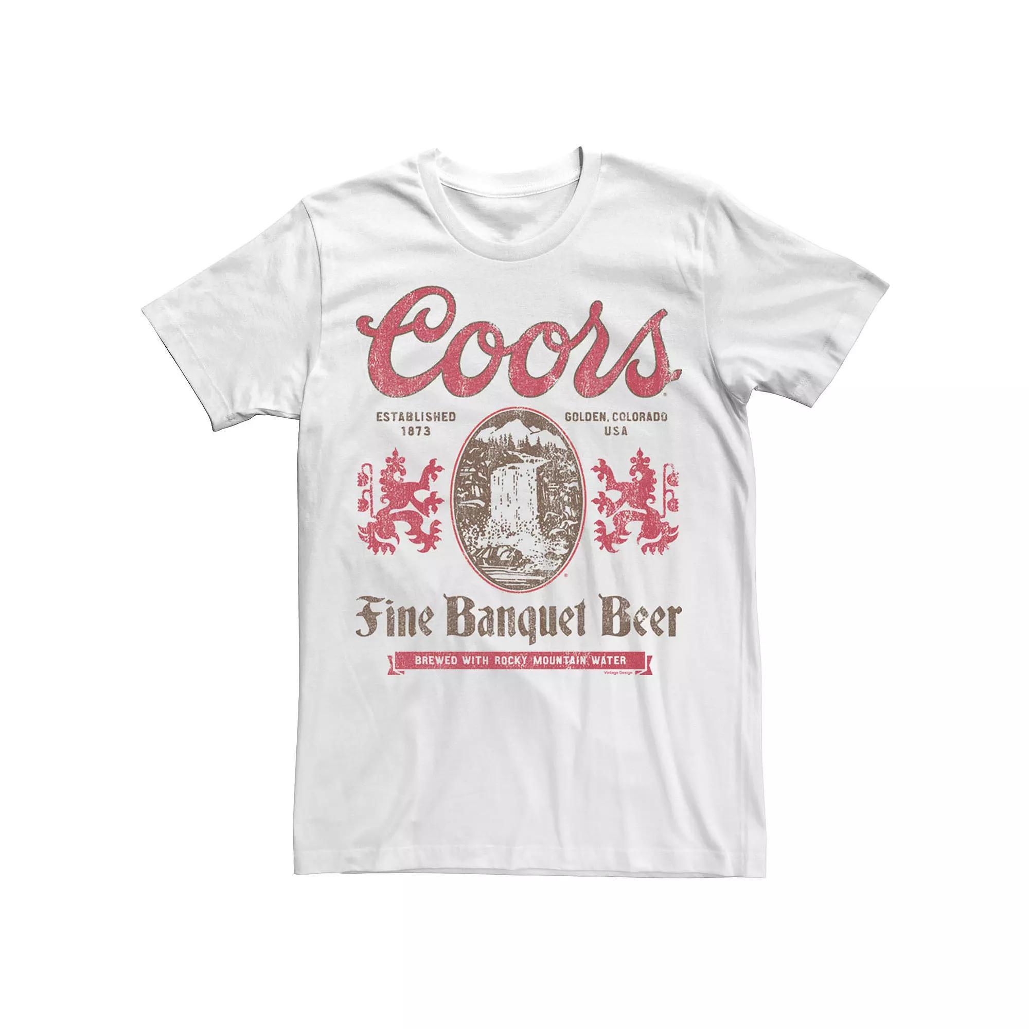Big & Tall Miller Coors Banquet Beer Coors Medieval Logo Tee, Men's,  Product Image