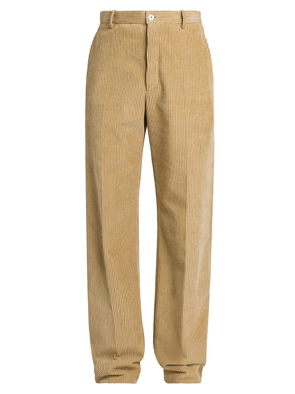 Mens Wide-Wale Corduroy Trousers Product Image