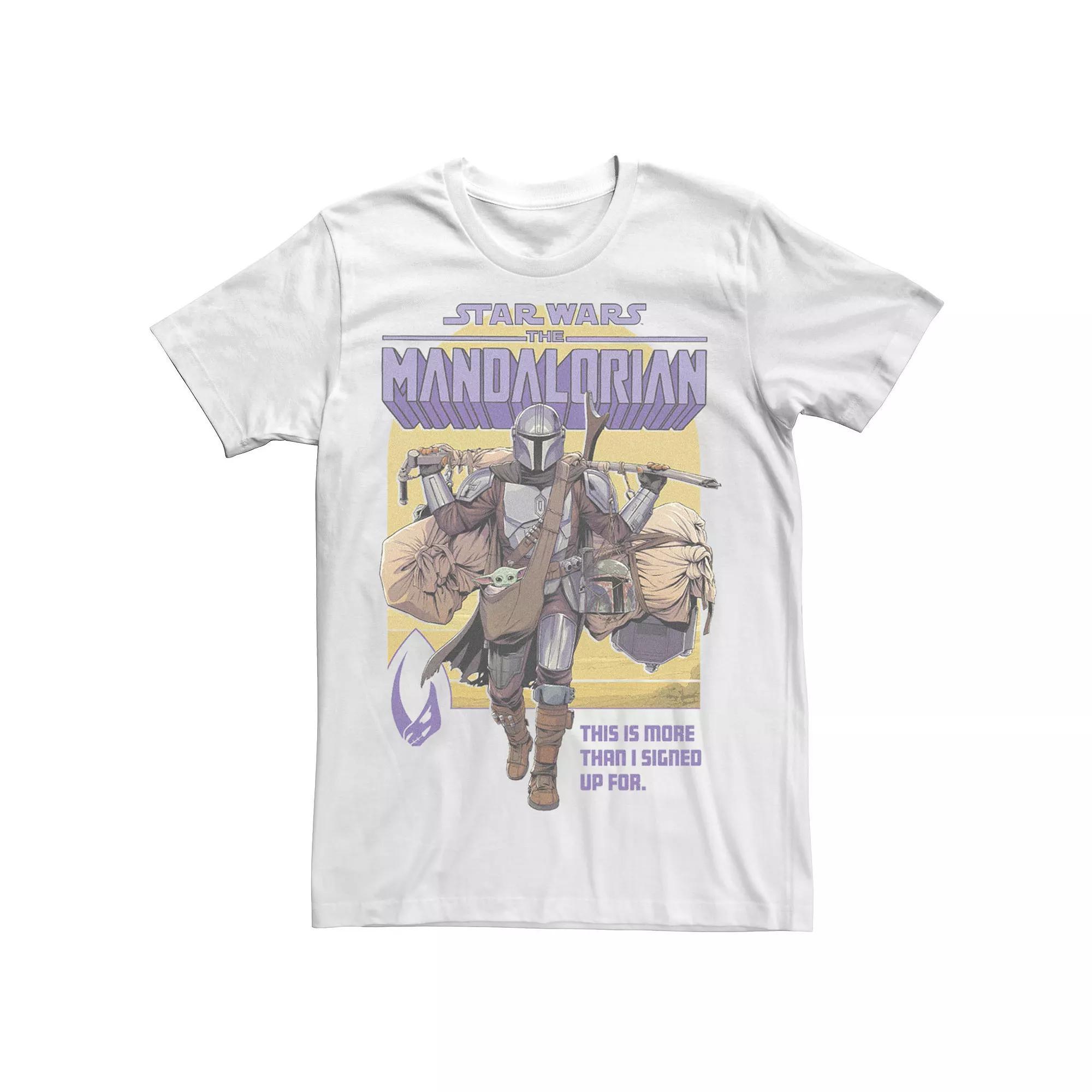 Mens The Mandalorian Signed Up Mando Tee, Men's,  Product Image