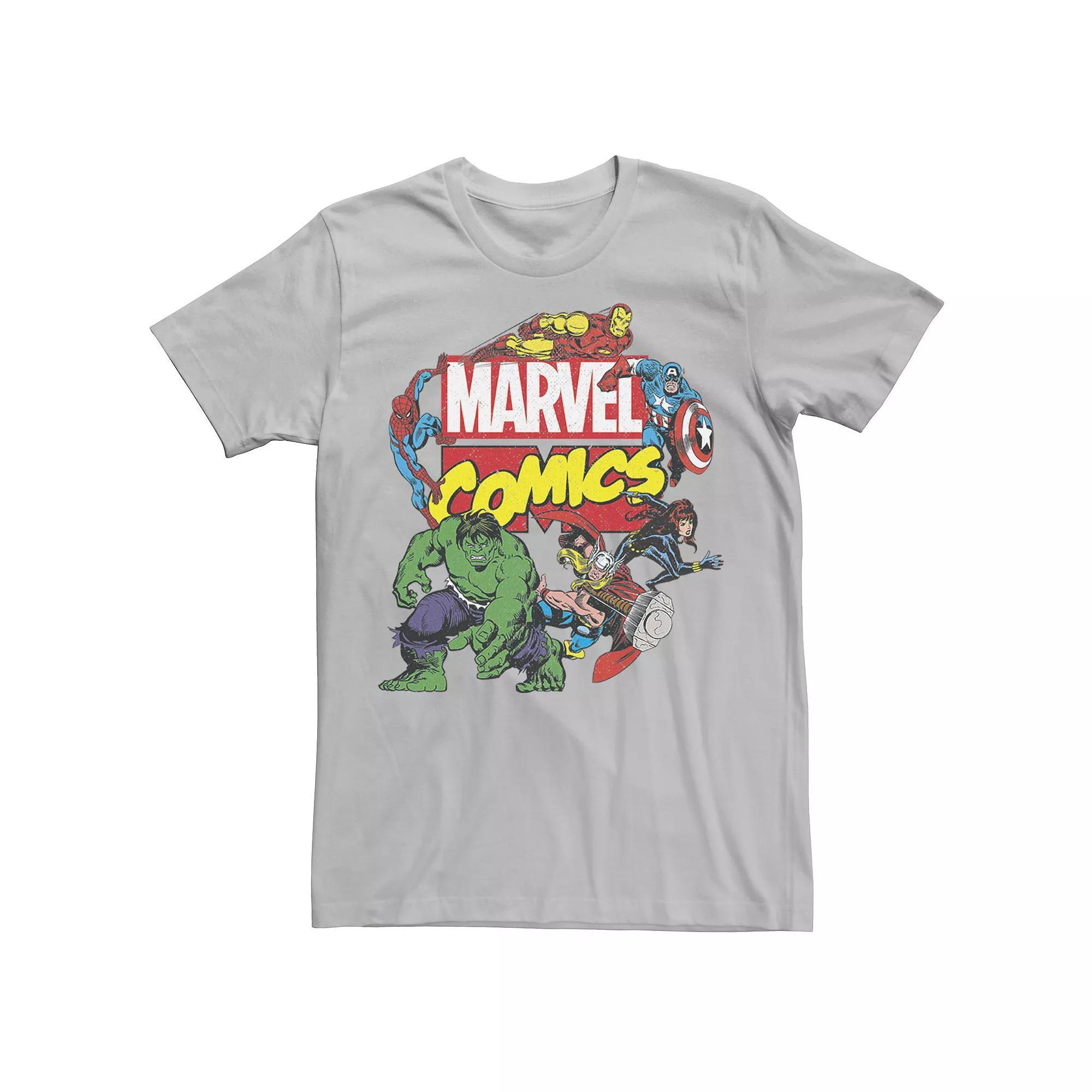 Men's Marvel Comics Avengers Around Logo Graphic Tee,  Product Image