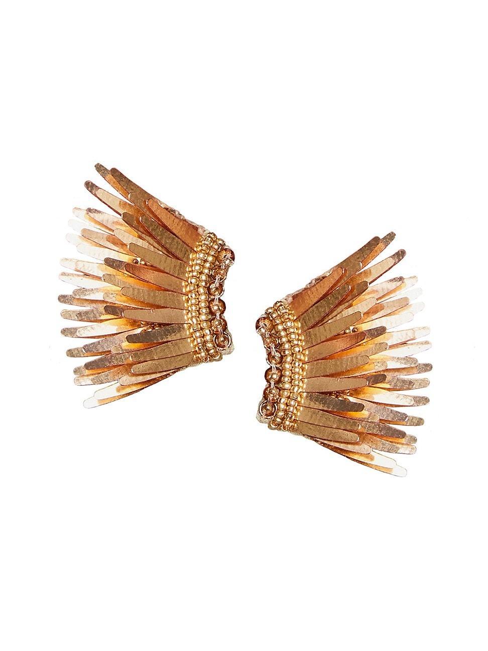 Mignonne Gavigan Mini Madeline Rose Gold Statement Stud Earrings Product Image